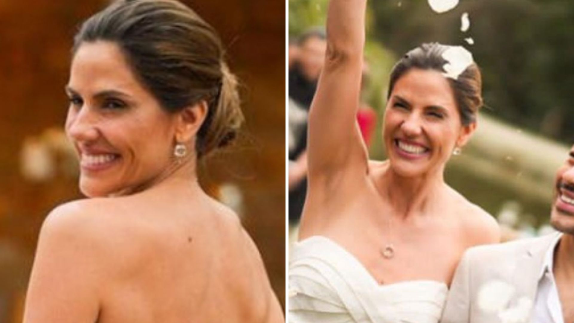 Felicidade! Rafaela Mandelli se casa com empresário em festa ao ar livre