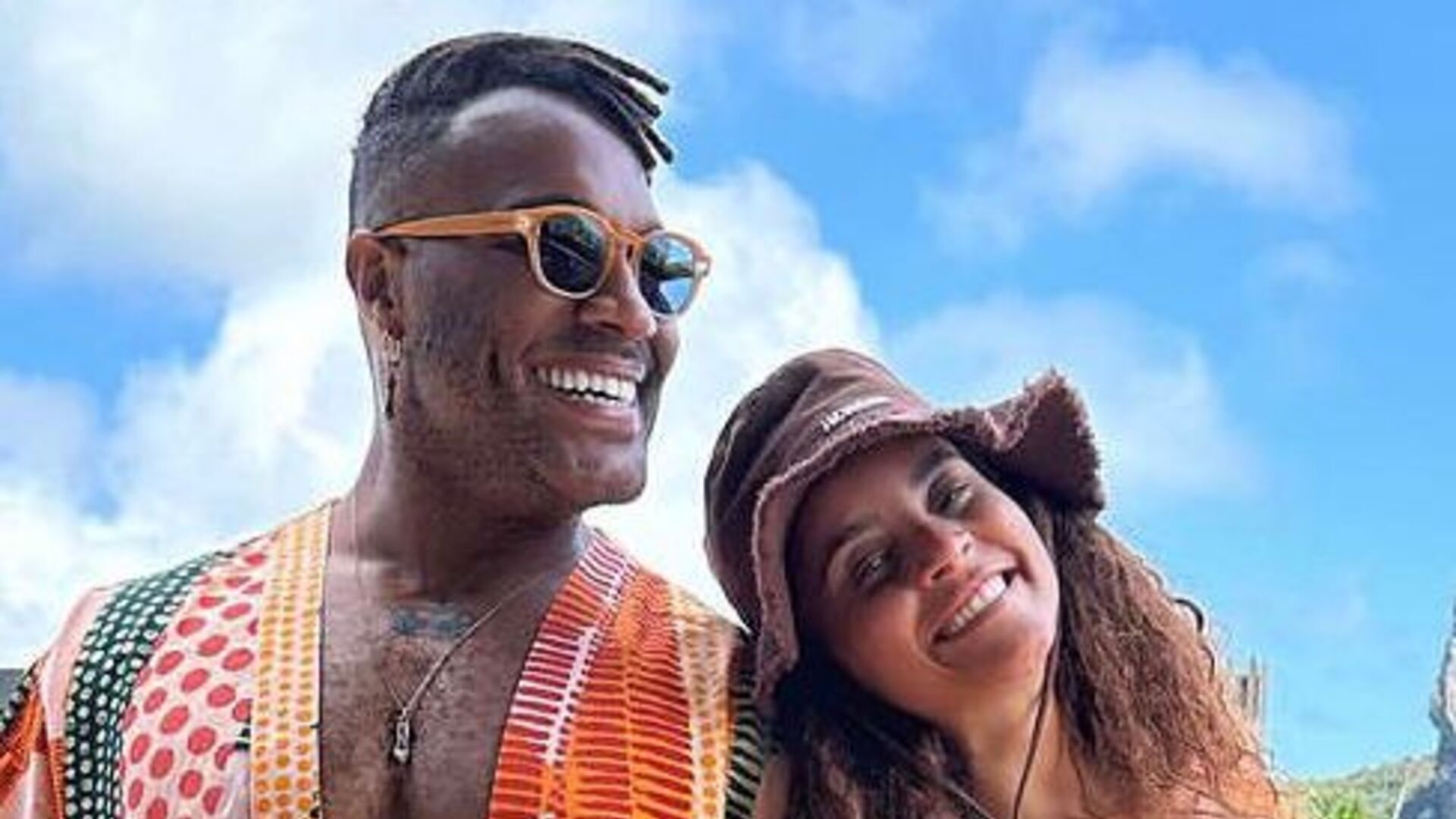 Ex-BBBs Fred Nicácio e Domitila Barros se reencontram e posam para fotos: “Meu irmão”
