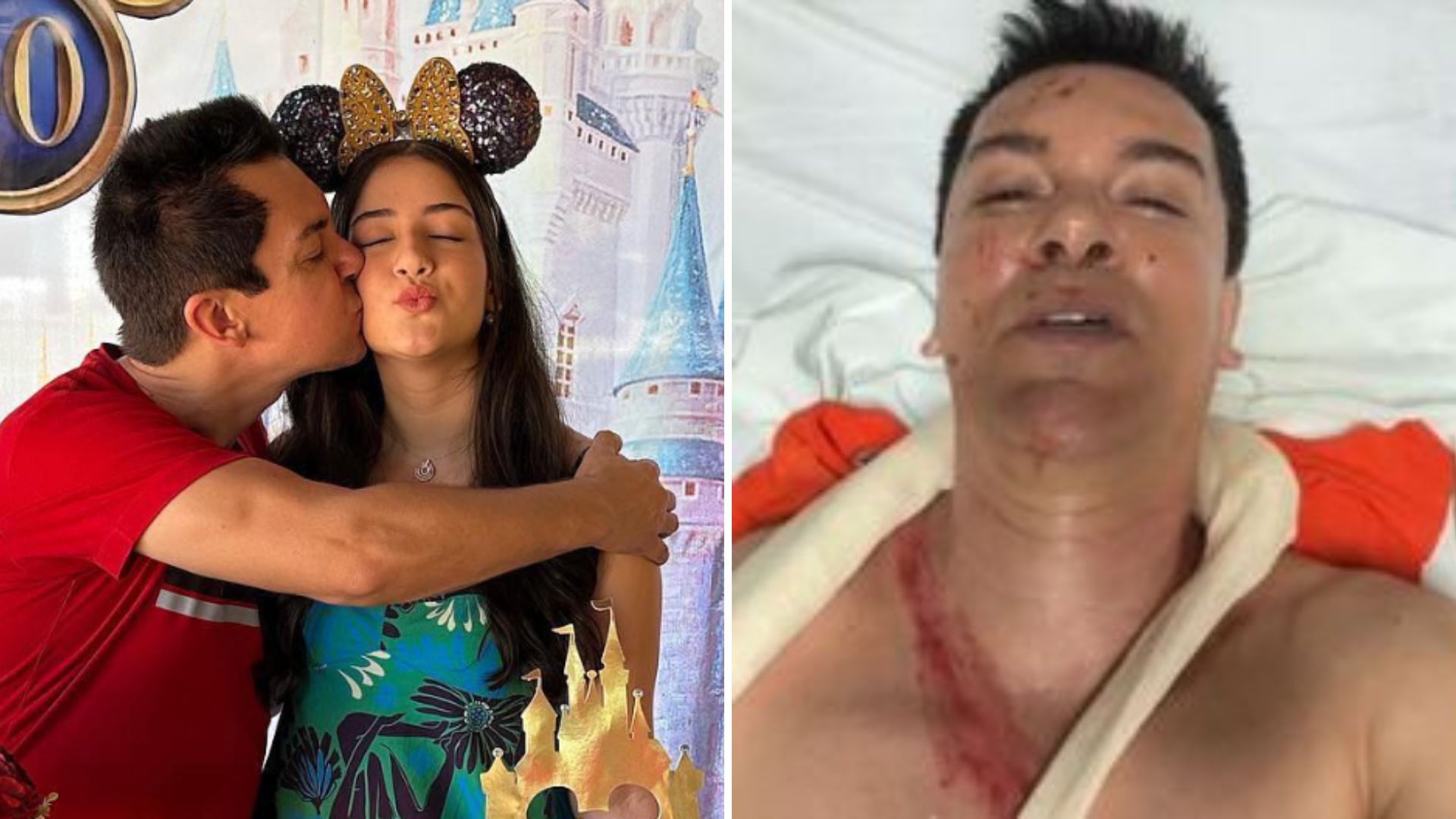Família de milagres! Lutando pela vida, Regis Danese enfrentou drama com a filha