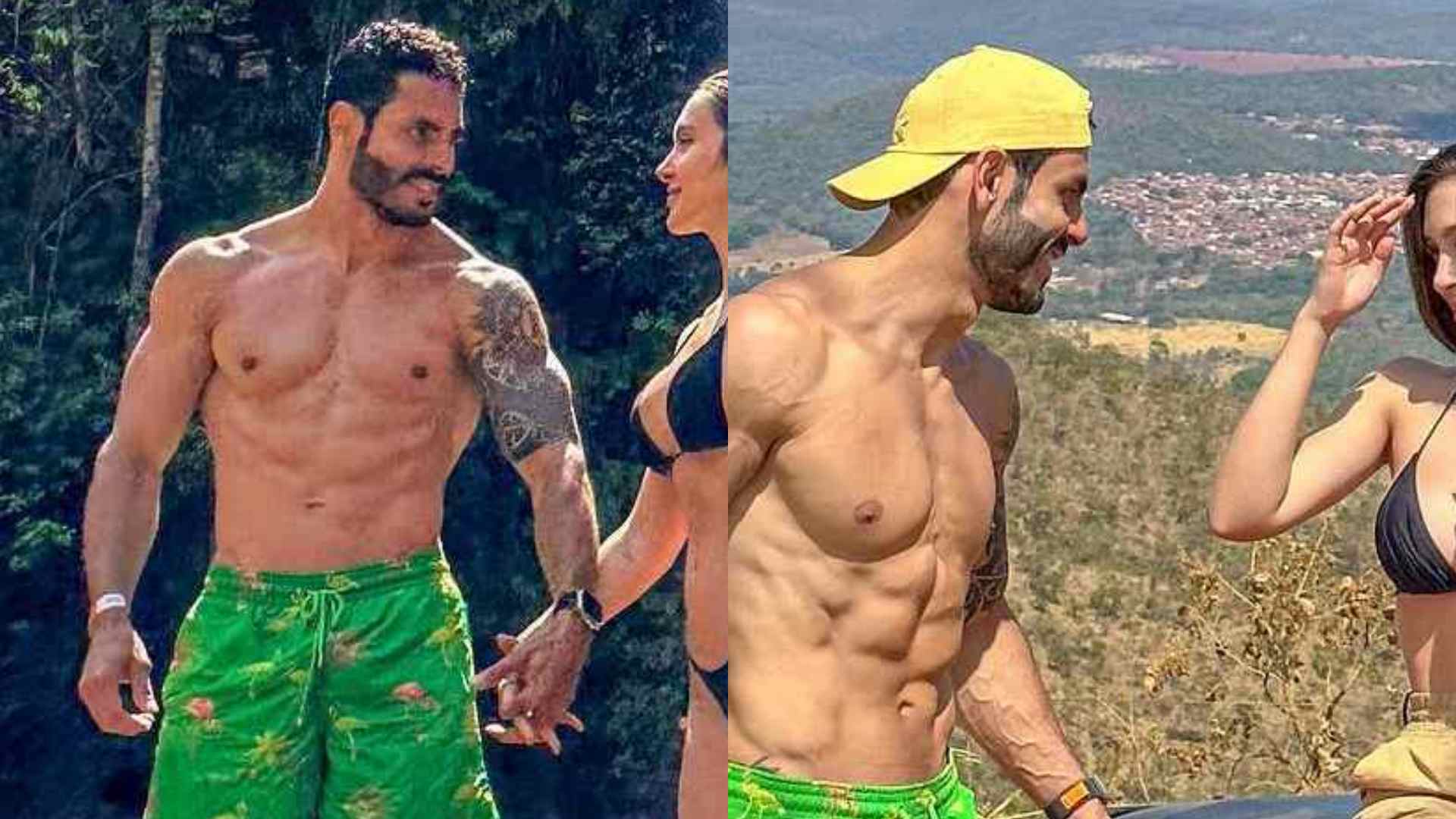 Rodolffo curte o dia na natureza ao lado da namorada: “Casal de milhões”