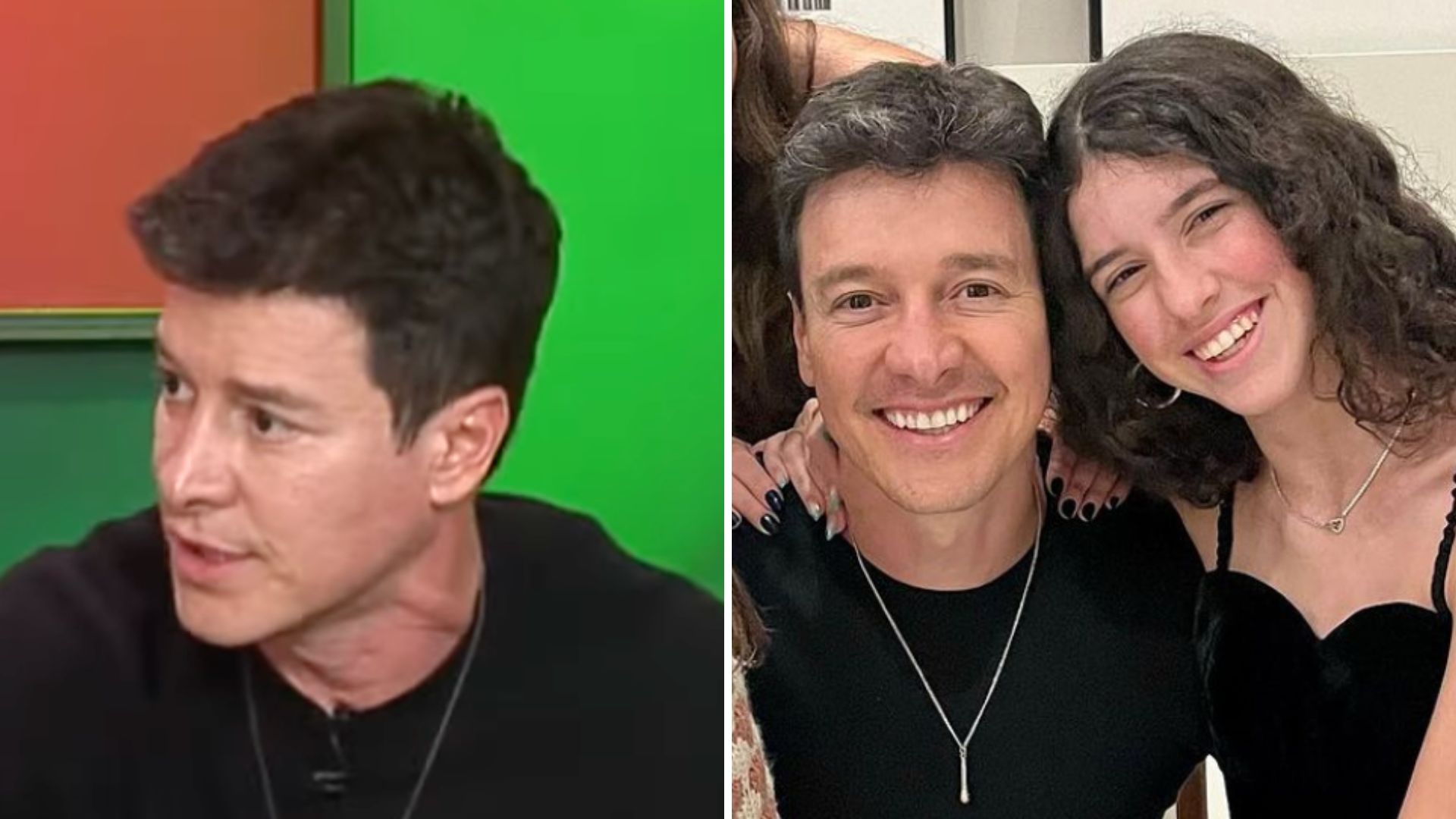 Mas já? Rodrigo Faro revela namoro da filha de 15 anos: “Dentro de casa”