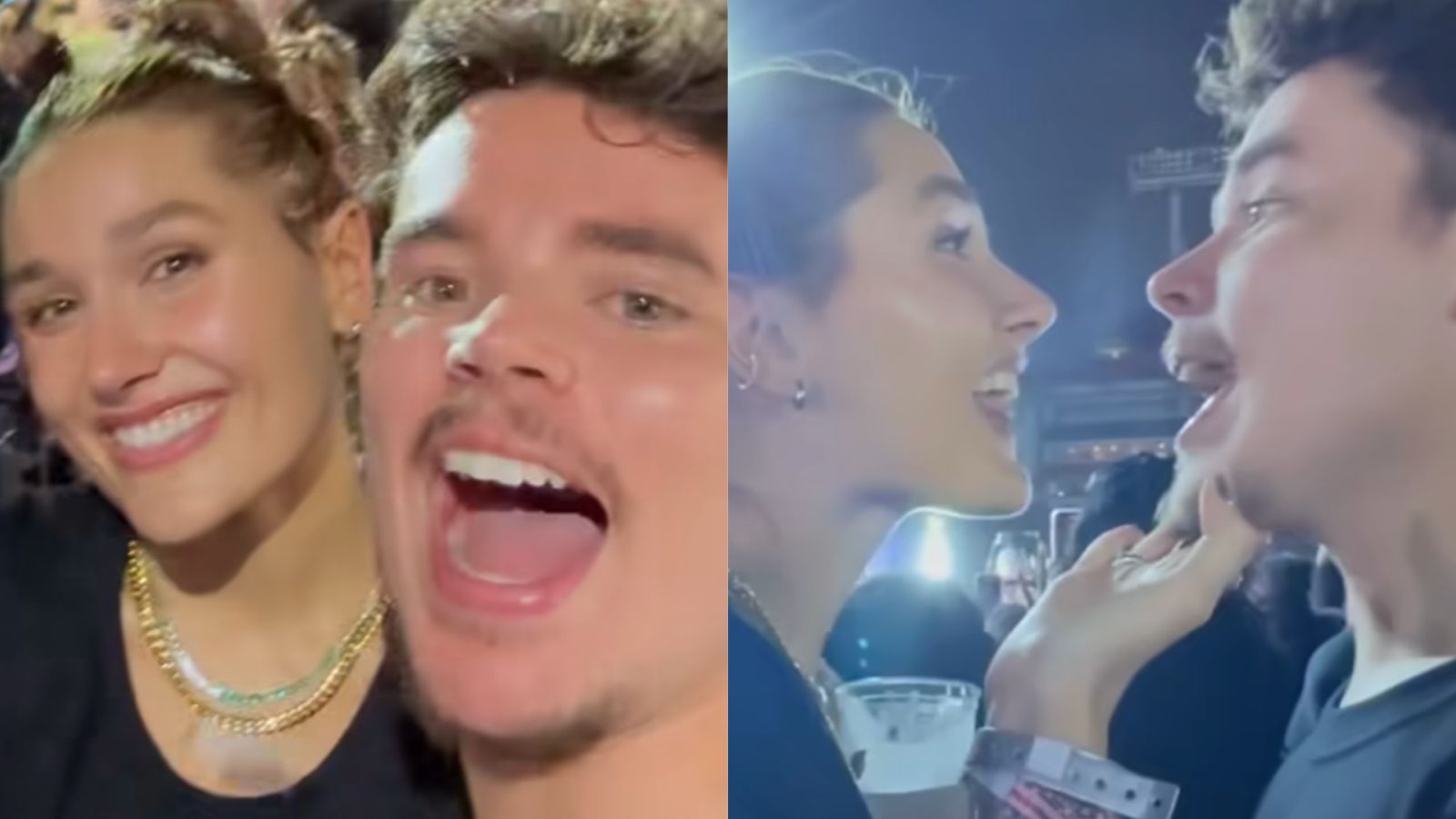 Sasha e João Figueiredo posam em clima de romance no show da Beyoncé