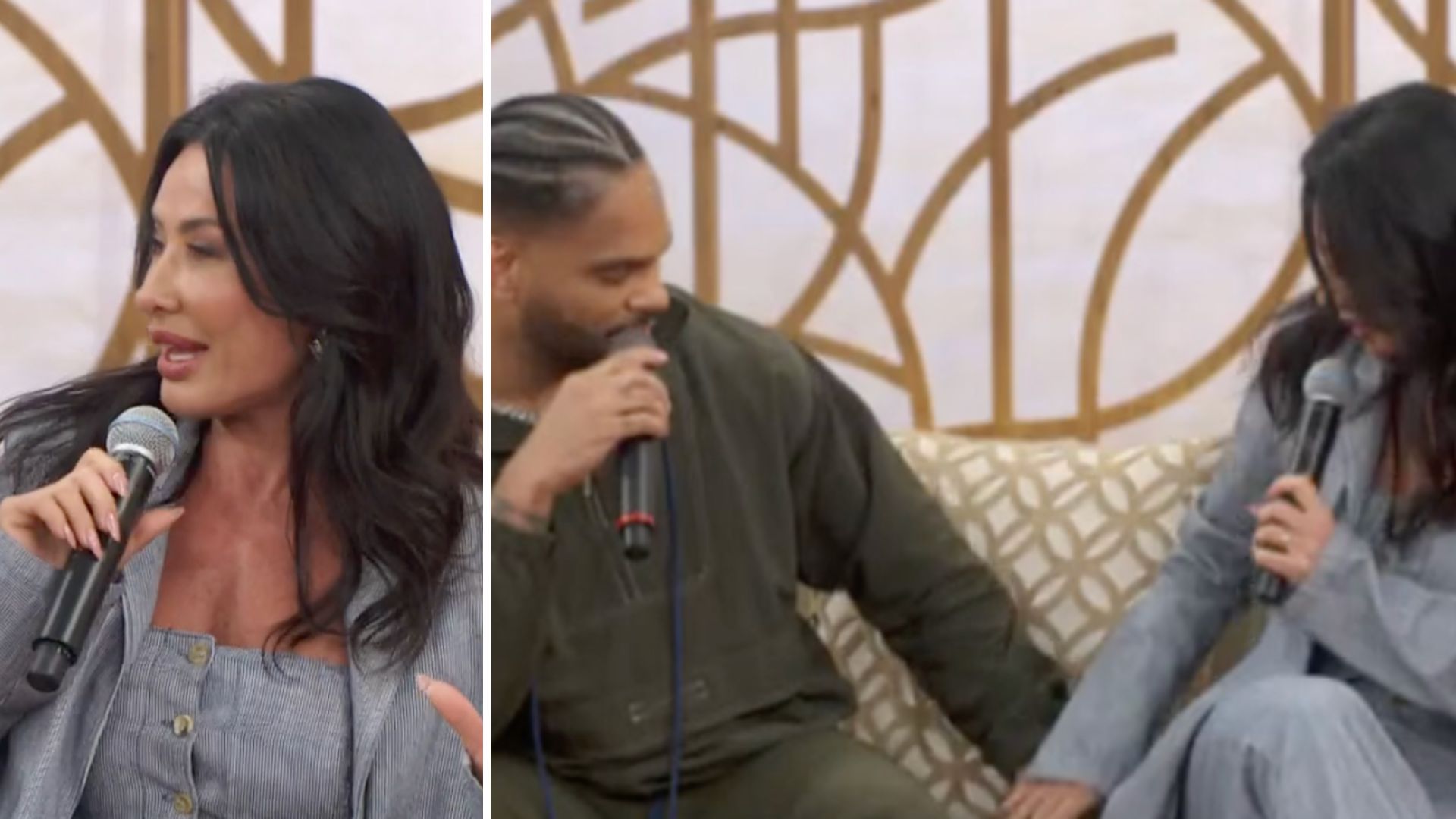Ao vivo no ‘Encontro’, Scheila Carvalho comete gafe ao lado do marido: “Desculpa”
