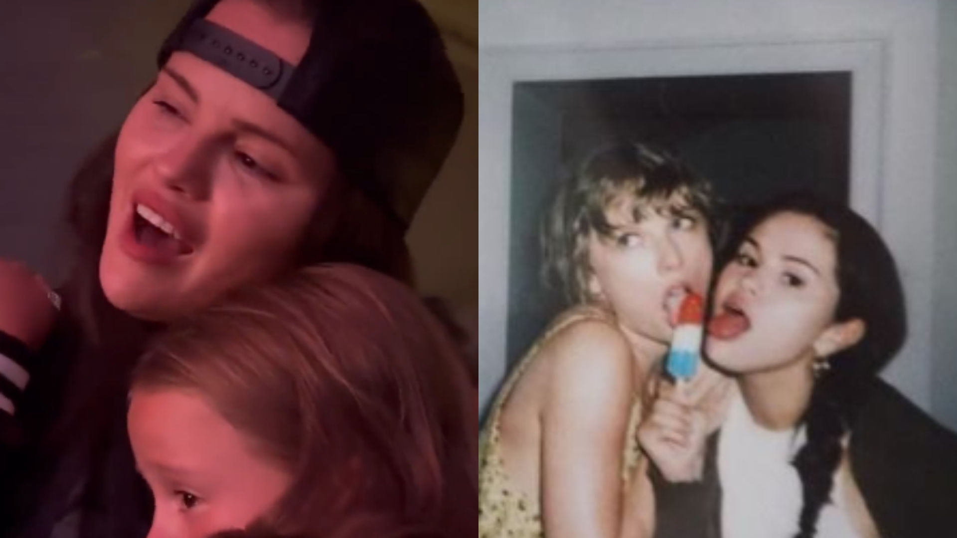 Irmã de Selena Gomez se emociona durante show de Taylor Swift