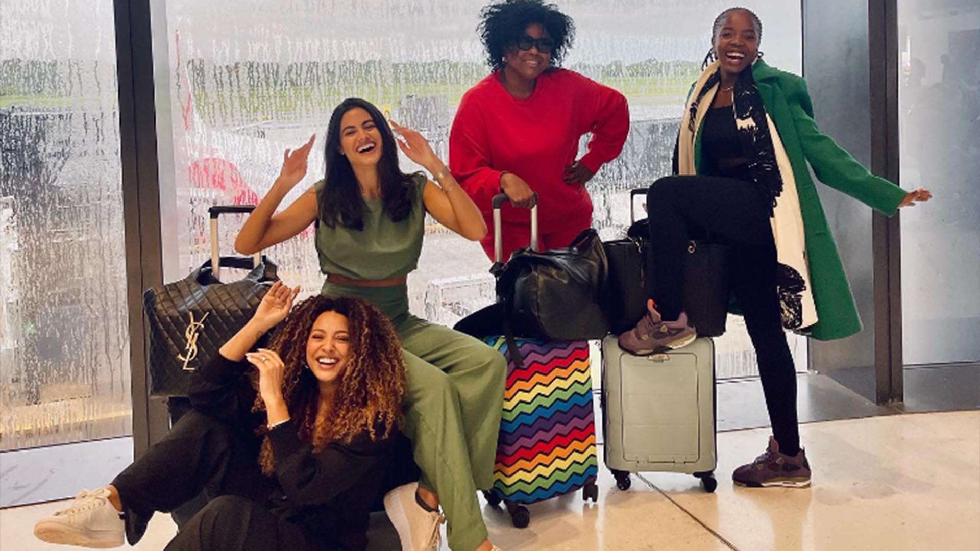 Qual é o destino das férias das atrizes de Vai na Fé? 4 atrizes viajam juntas após fim das gravações