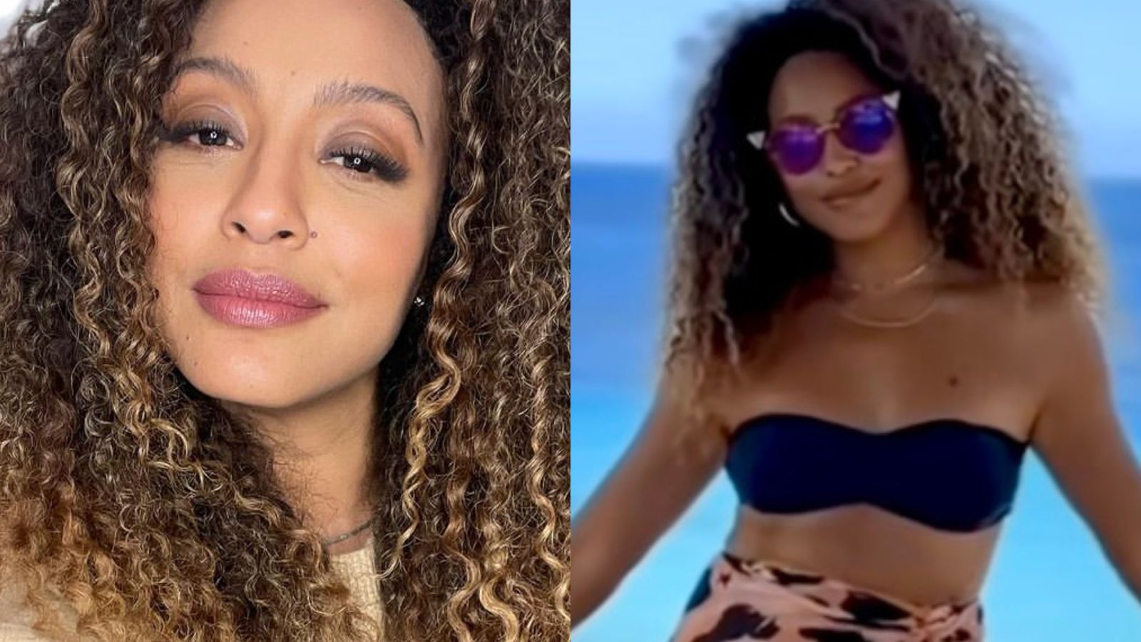 Sheron Menezzes impressiona ao posar no mar caribenho: “Beleza surreal”