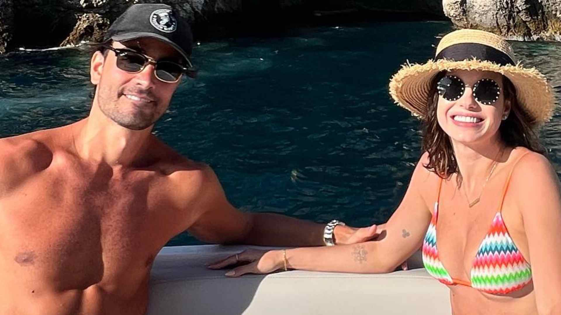 Na Itália, Sthefany Brito curte viagem de barco com o marido: “Casal lindo”