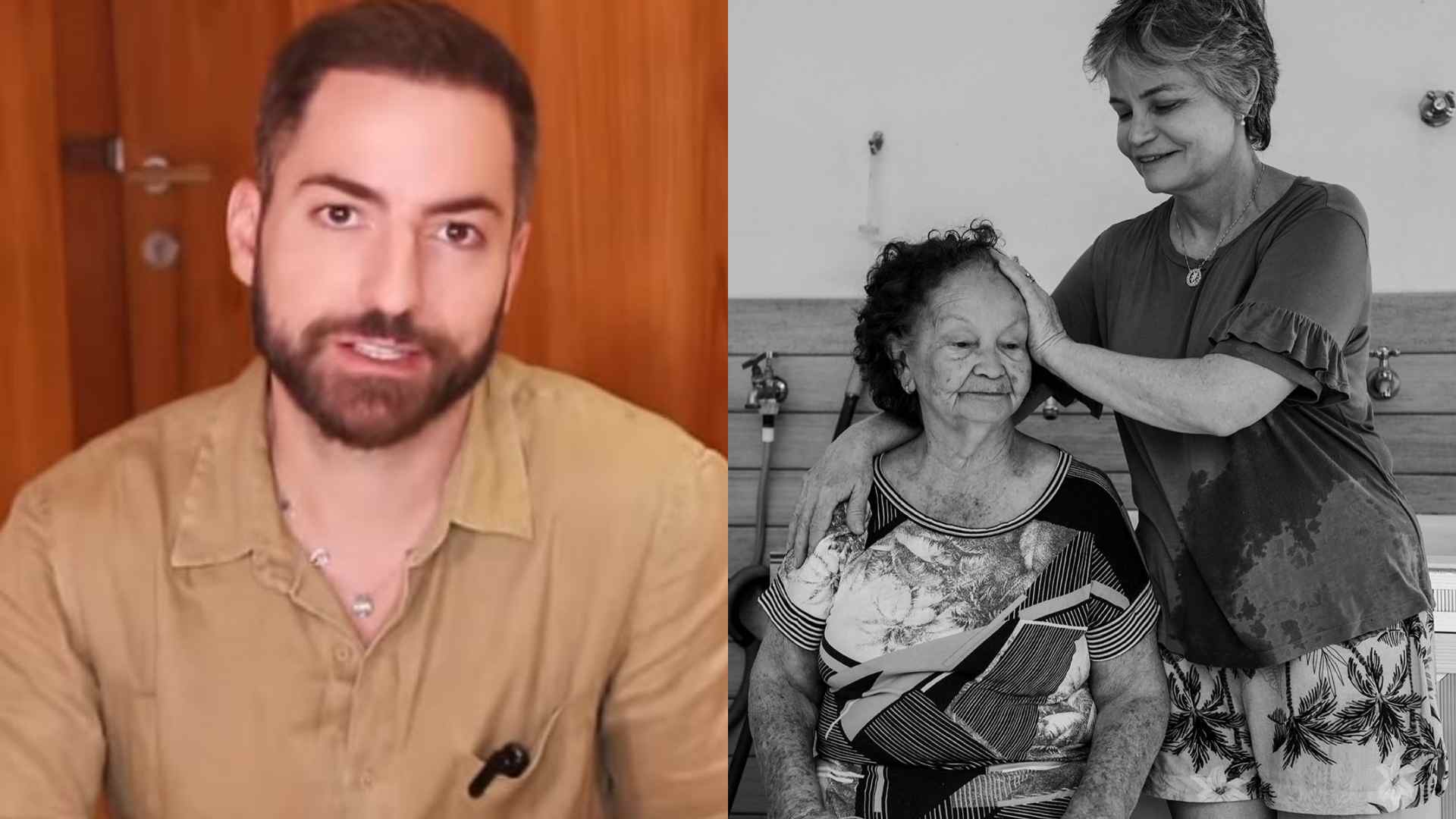 Thales Bretas comove ao lamentar morte da avó: “Olhe sempre por nós”