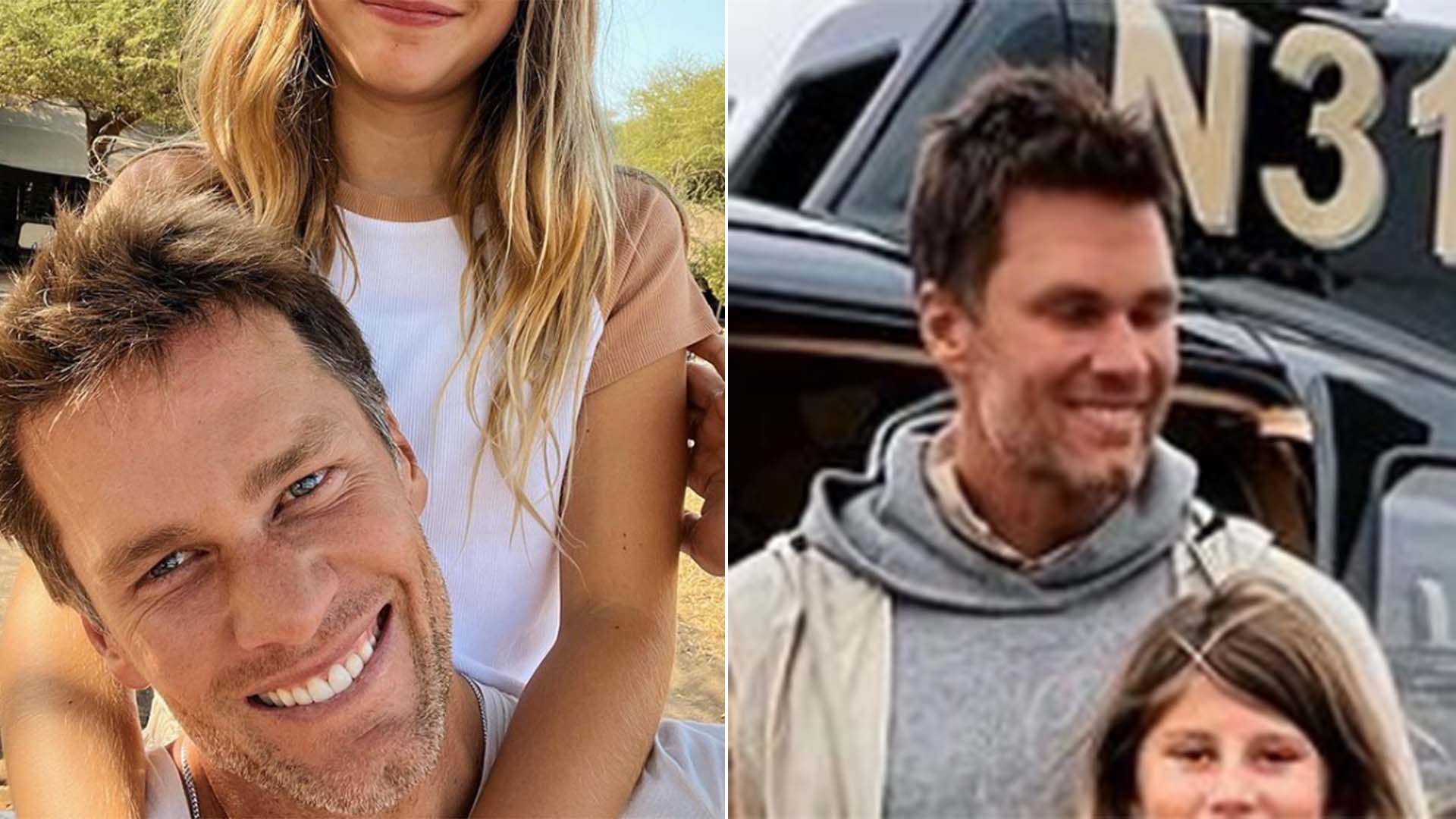 Filha de Gisele Bündchen rouba a cena em fotos com o pai