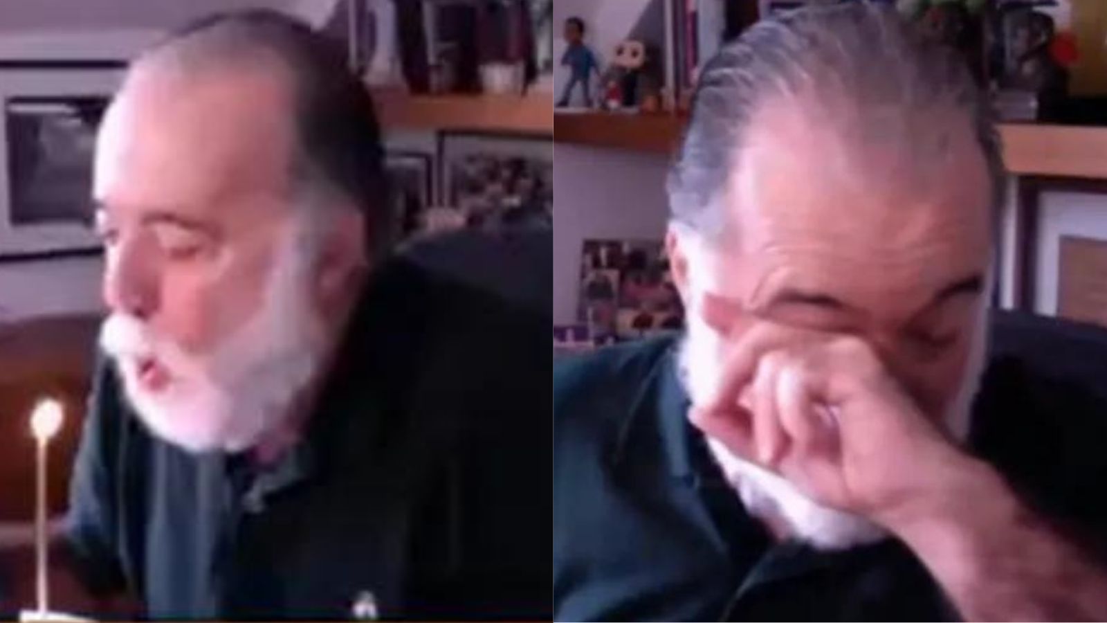 Tony Ramos vai aos prantos com surpresa no ‘Encontro’: “Não tive”