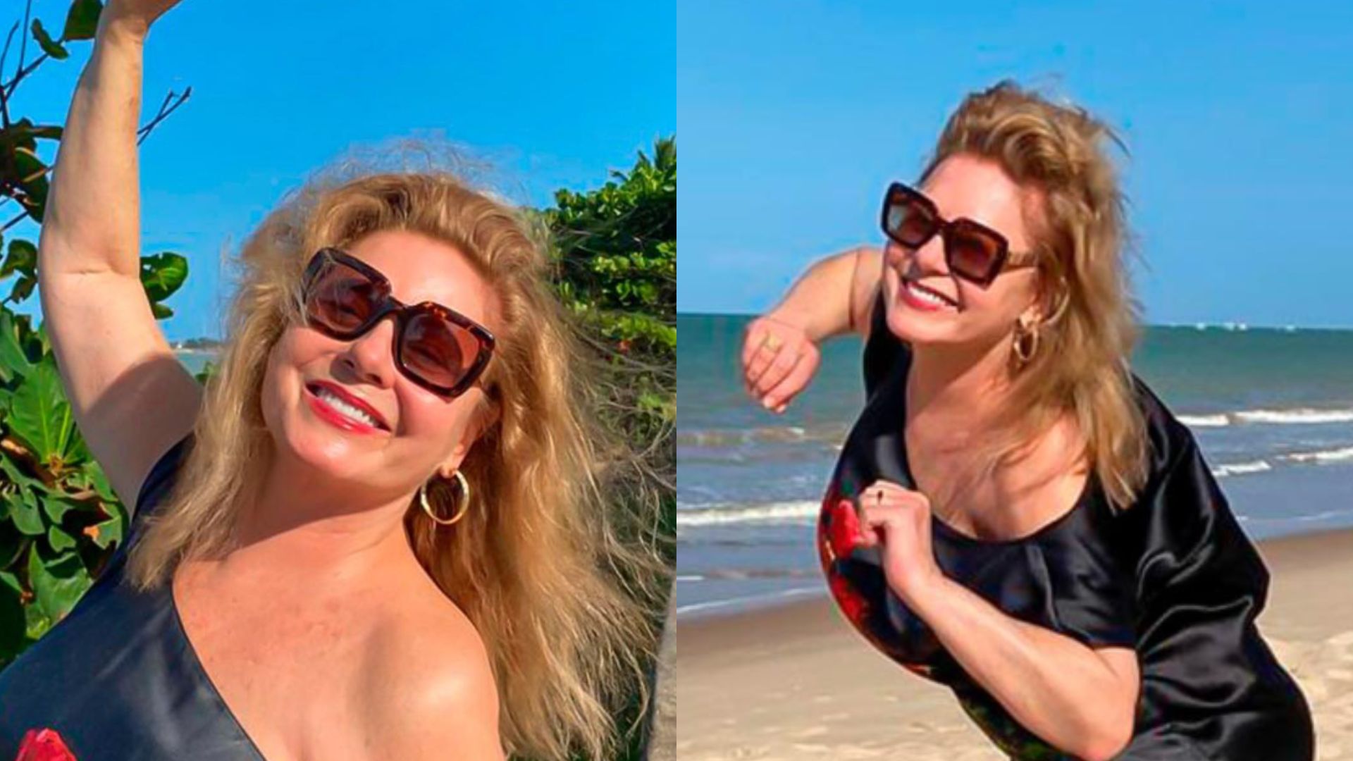 Vera Fischer aproveita dia de praia em João Pessoa: “Belíssima”