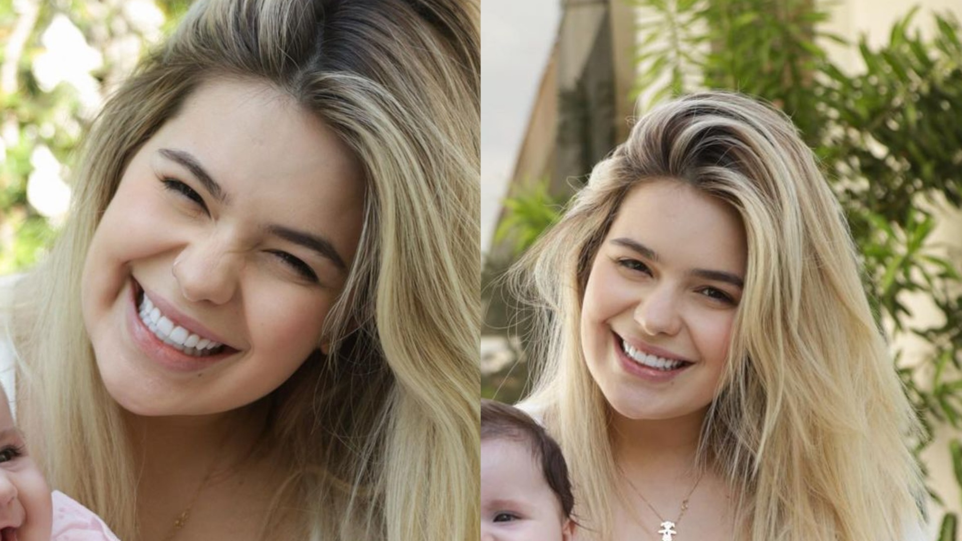 Filha de Viih Tube encanta ao posar sorrindo em fotos inéditas: ”A cara do Eli”