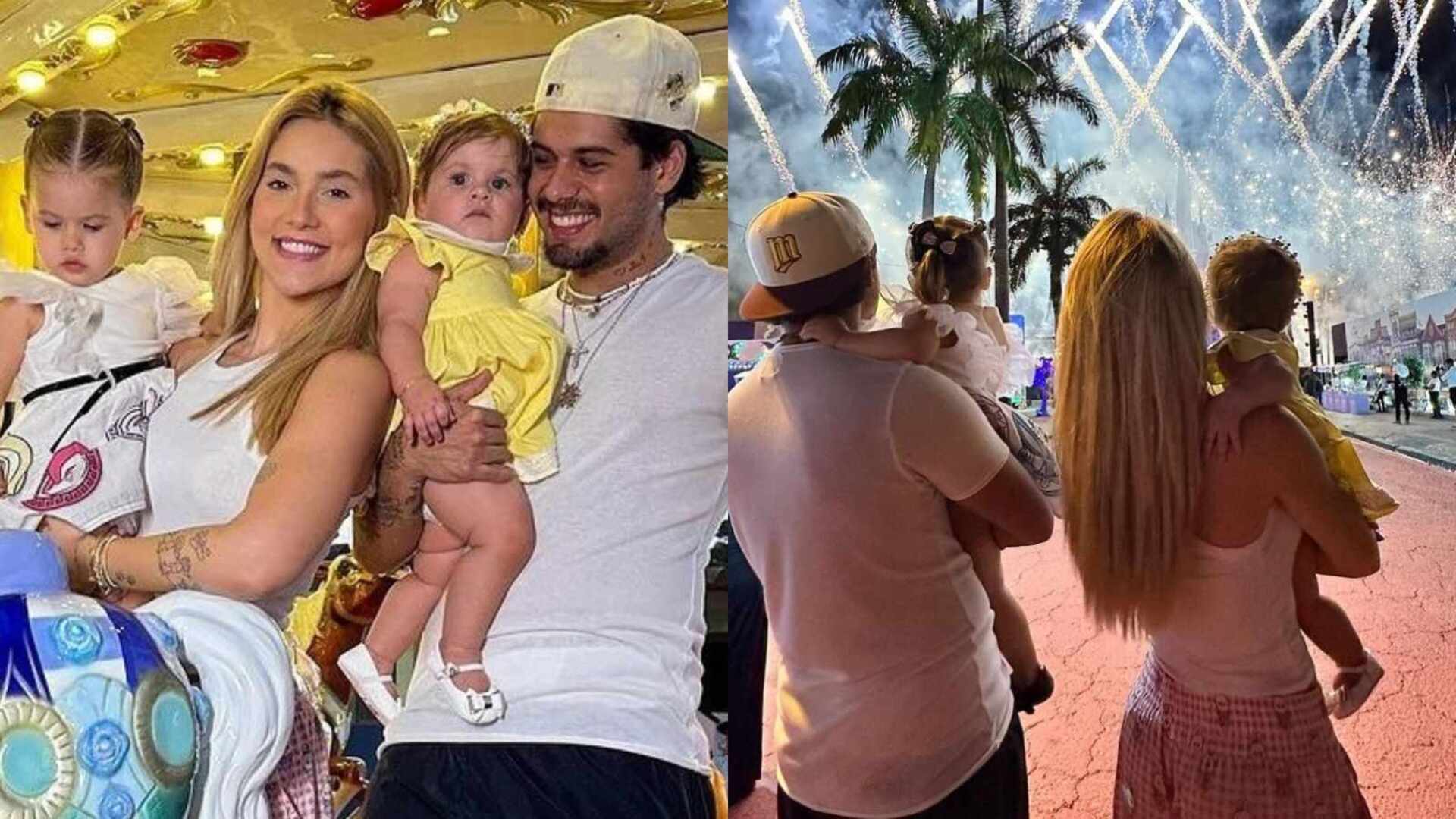 Com fogos em parque de diversão, Virginia Fonseca celebra mesversário de Maria Flor