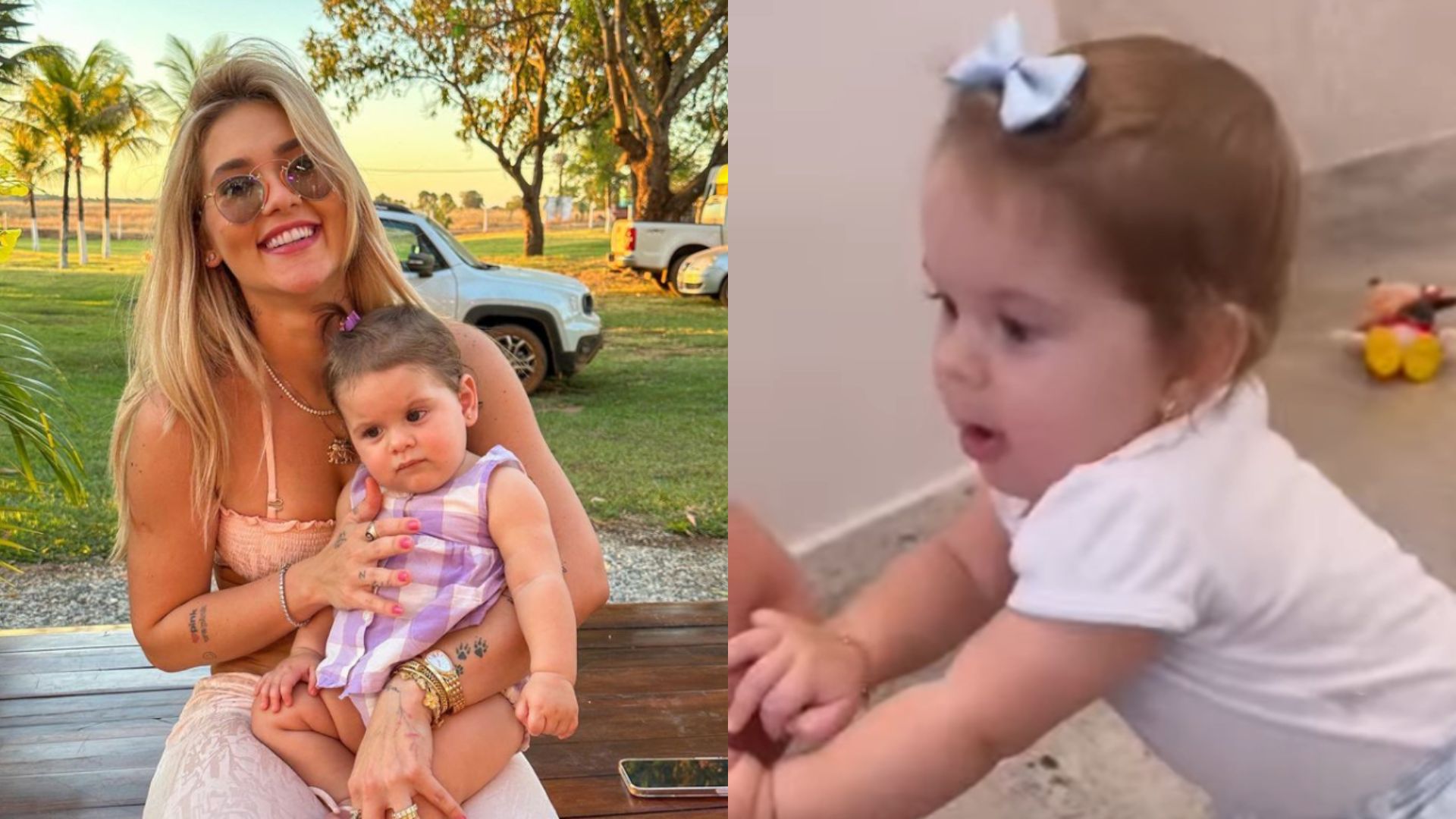 Virginia Fonseca encanta seguidores com vídeo da caçula, Maria Flor