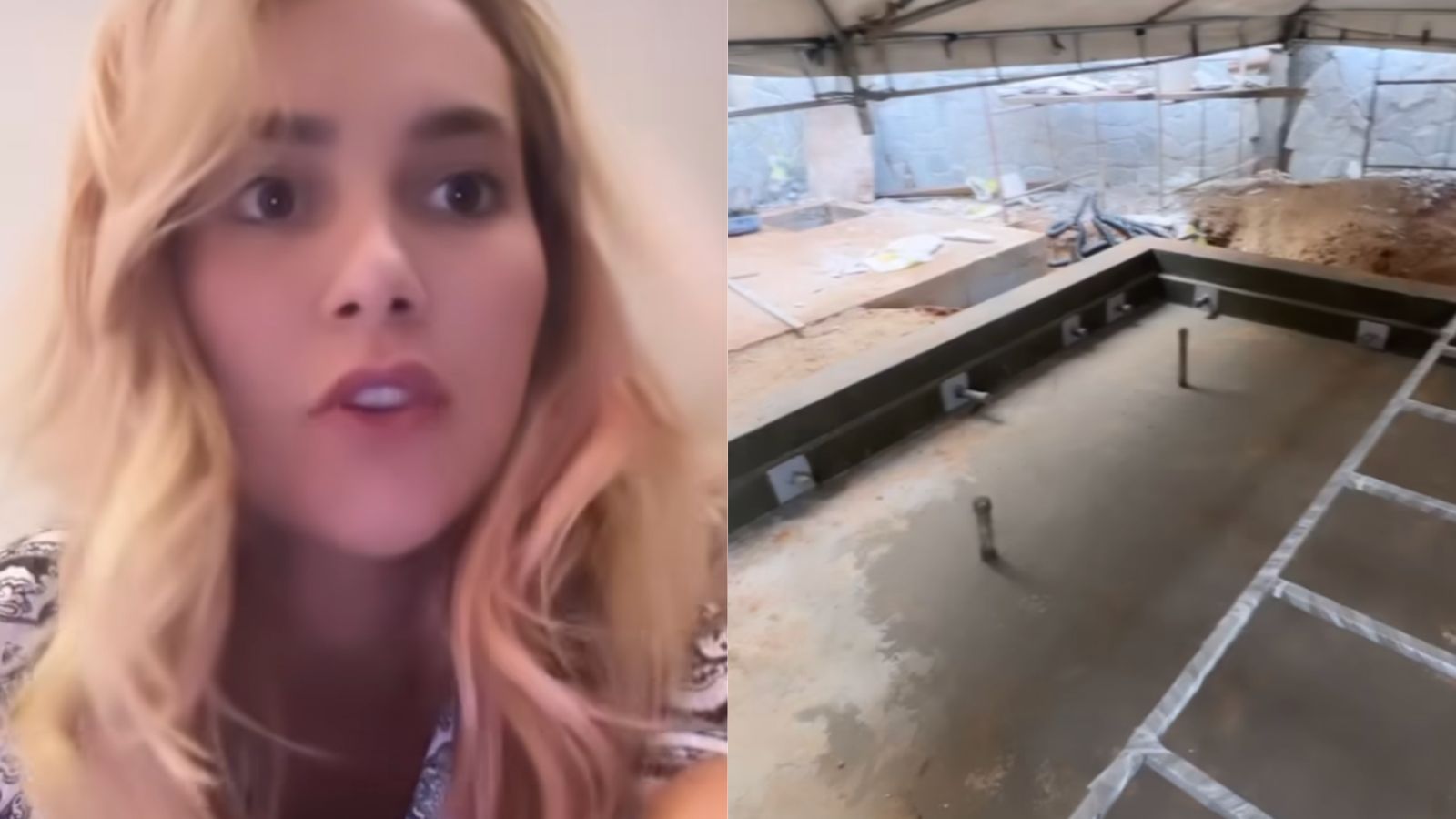Virginia Fonseca fica chocada com piscina de nova mansão: “O tamanho”