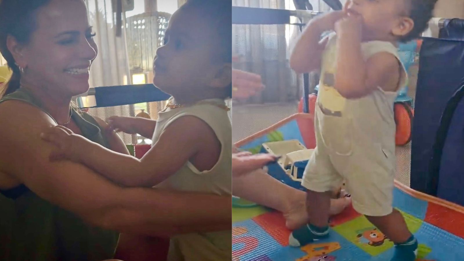 Viviane Araujo encanta ao mostrar os primeiros passos do filho: “Que emoção”