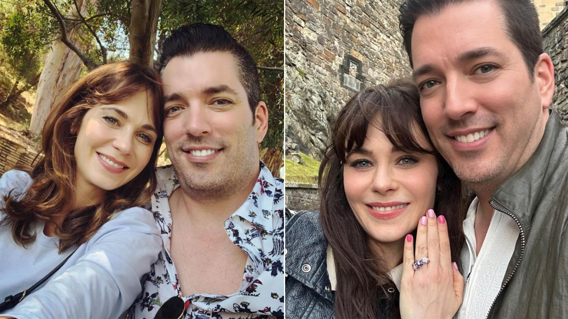 Jonathan Scott, de ‘Irmãos à obra’, anuncia que está noivo da atriz Zooey Deschanel