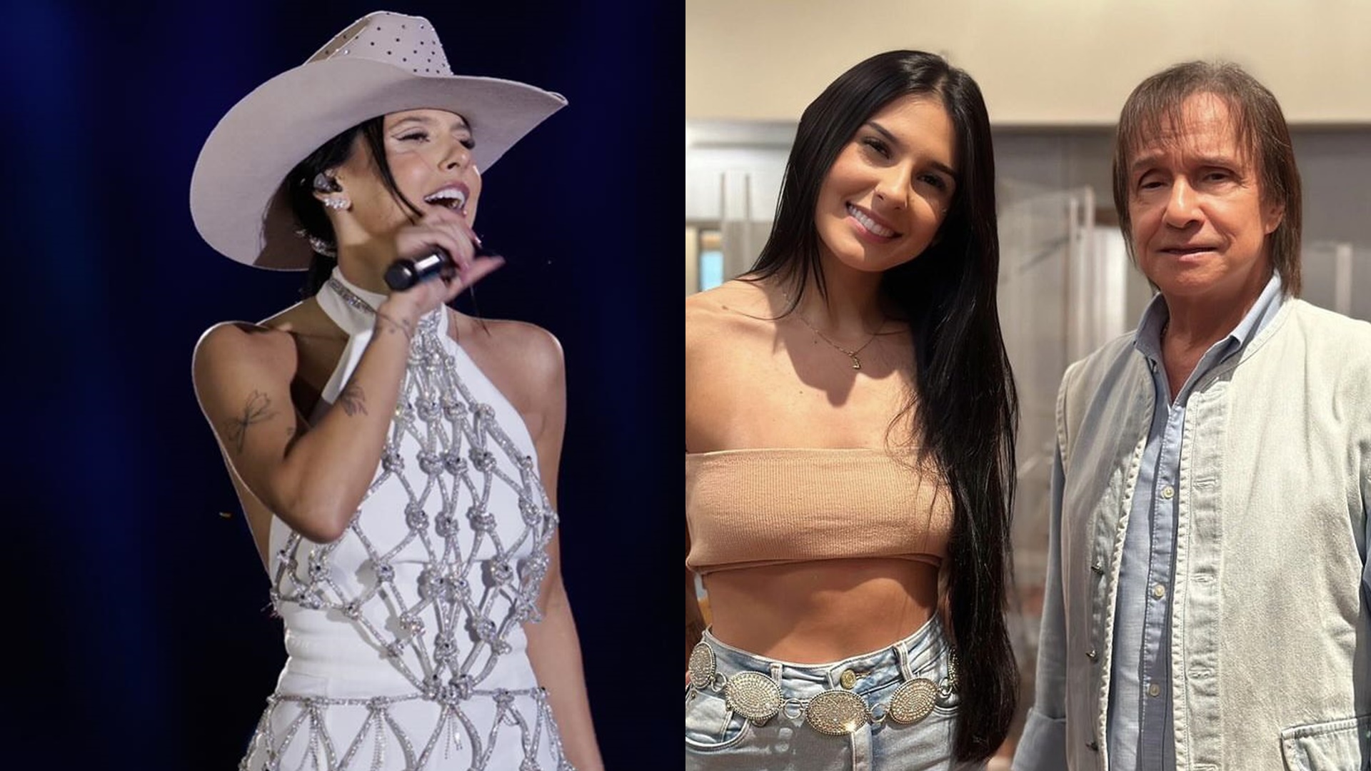 Ana Castela revela bastidores de encontro com Roberto Carlos: “Muito carinhoso”
