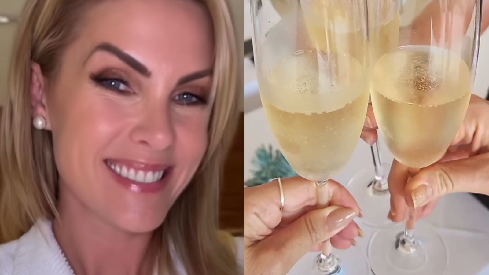 Em meio a divórcio conturbado, Ana Hickmann celebra nova fase: ‘Brinde’
