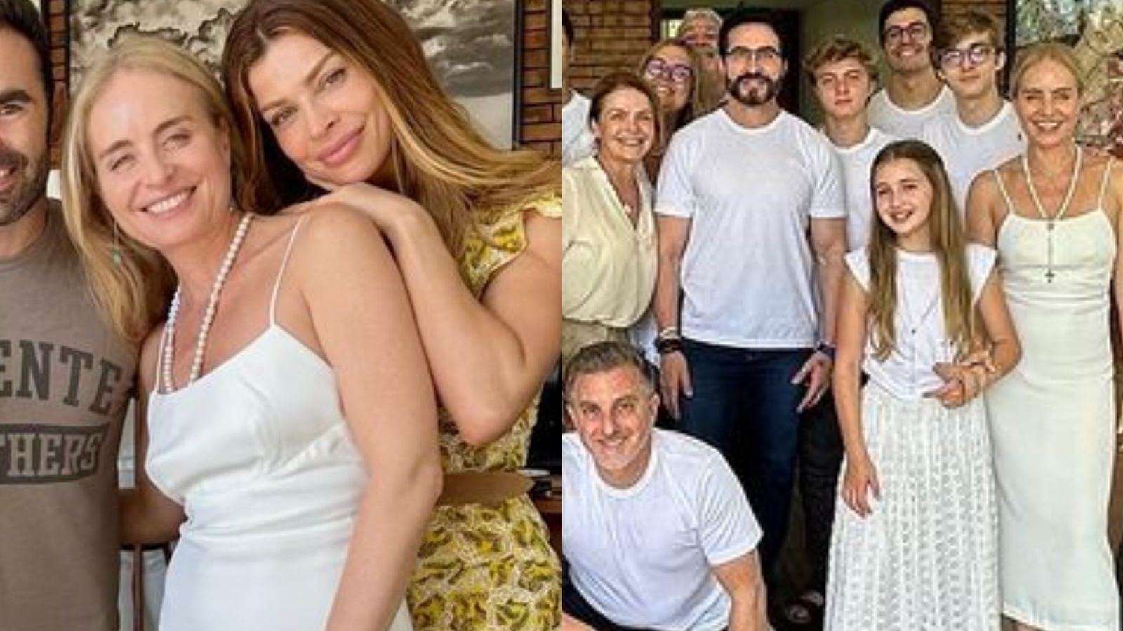 Angélica e Luciano Huck reúnem familiares e amigos em Natal antecipado