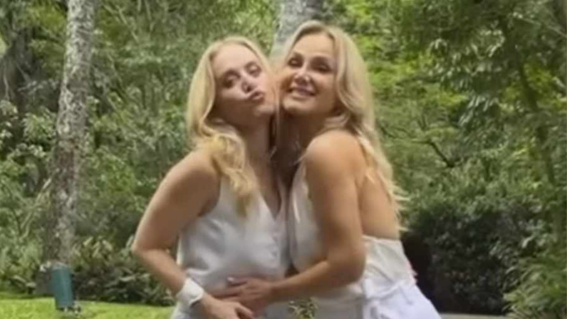 Angélica e Eliana surgem deslumbrantes em dia de gravação: “Que arraso!”