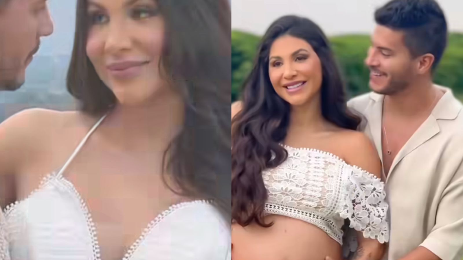 Separados, Arthur Aguiar e Jheny Santucci encantam com ensaio da gestação