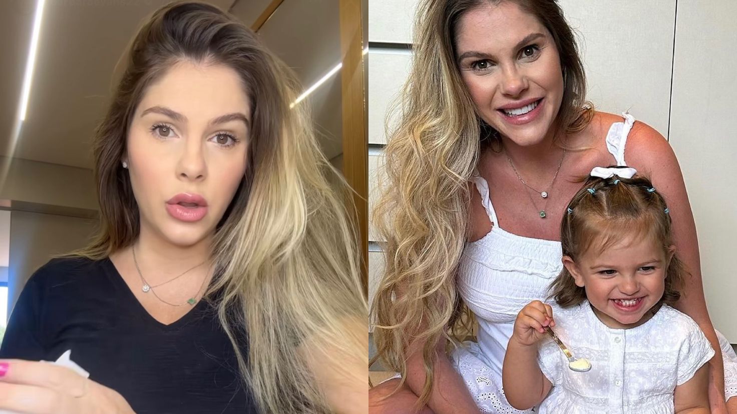 Bárbara Evans revela detalhes de recuperação da filha: ‘Levar um tempo’
