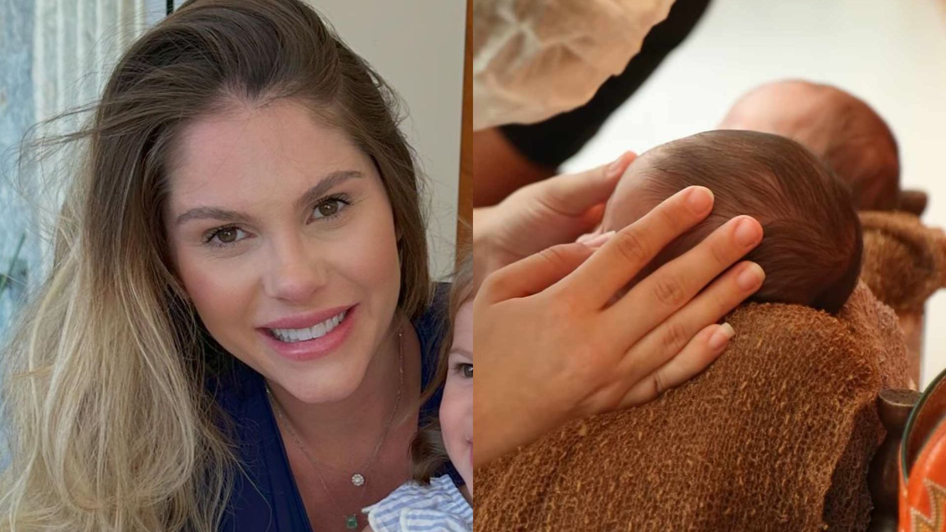 Bárbara Evans mostra os bastidores do ensaio newborn dos filhos gêmeos