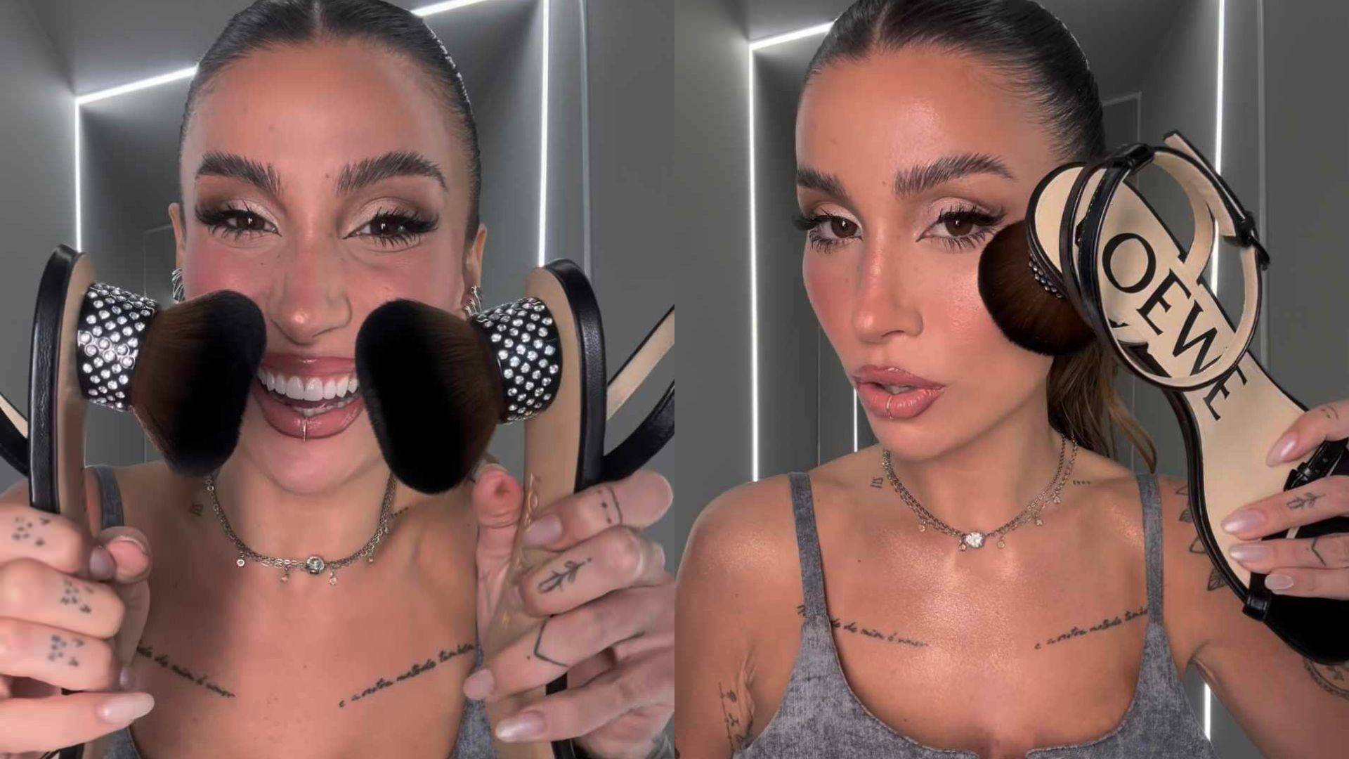 Saiba quanto custa o sapato de pincel de maquiagem da Bianca Andrade