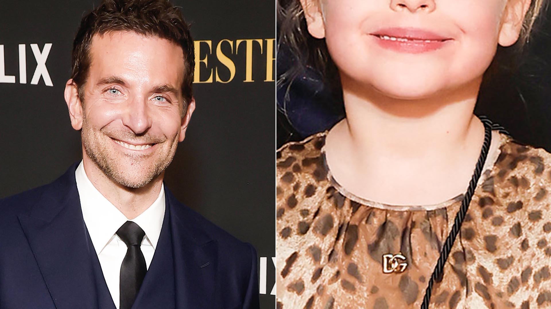 Bradley Cooper faz rara aparição com sua filha de 6 anos