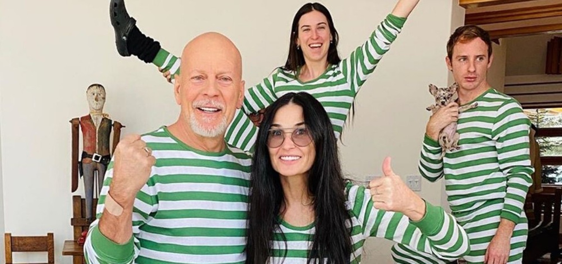 Demi Moore se mudou para casa de Bruce Willis após diagnostico de ator; relembre