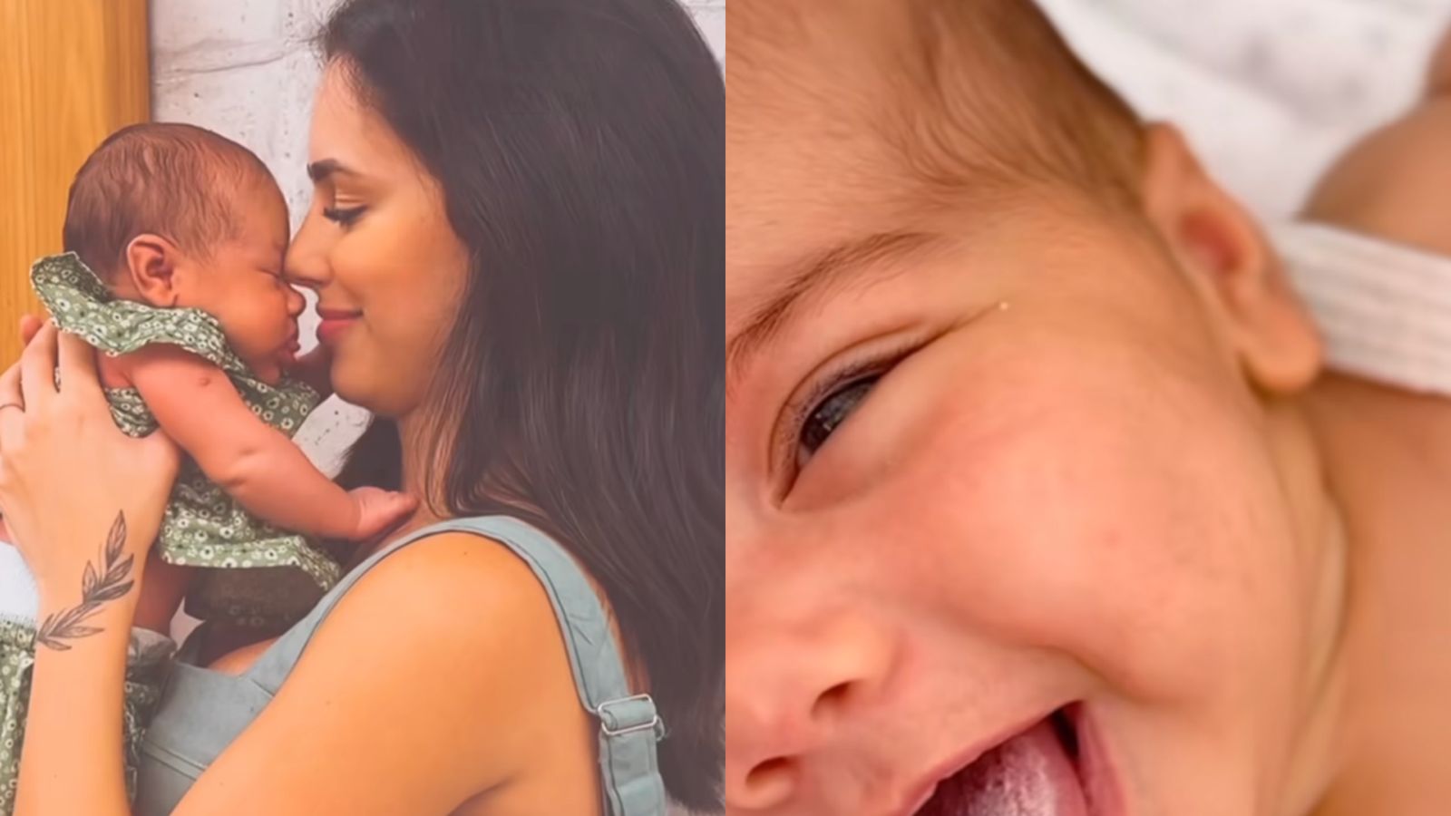 Bruna Biancardi celebra segundo mês da filha com Neymar Jr: ‘Benção’