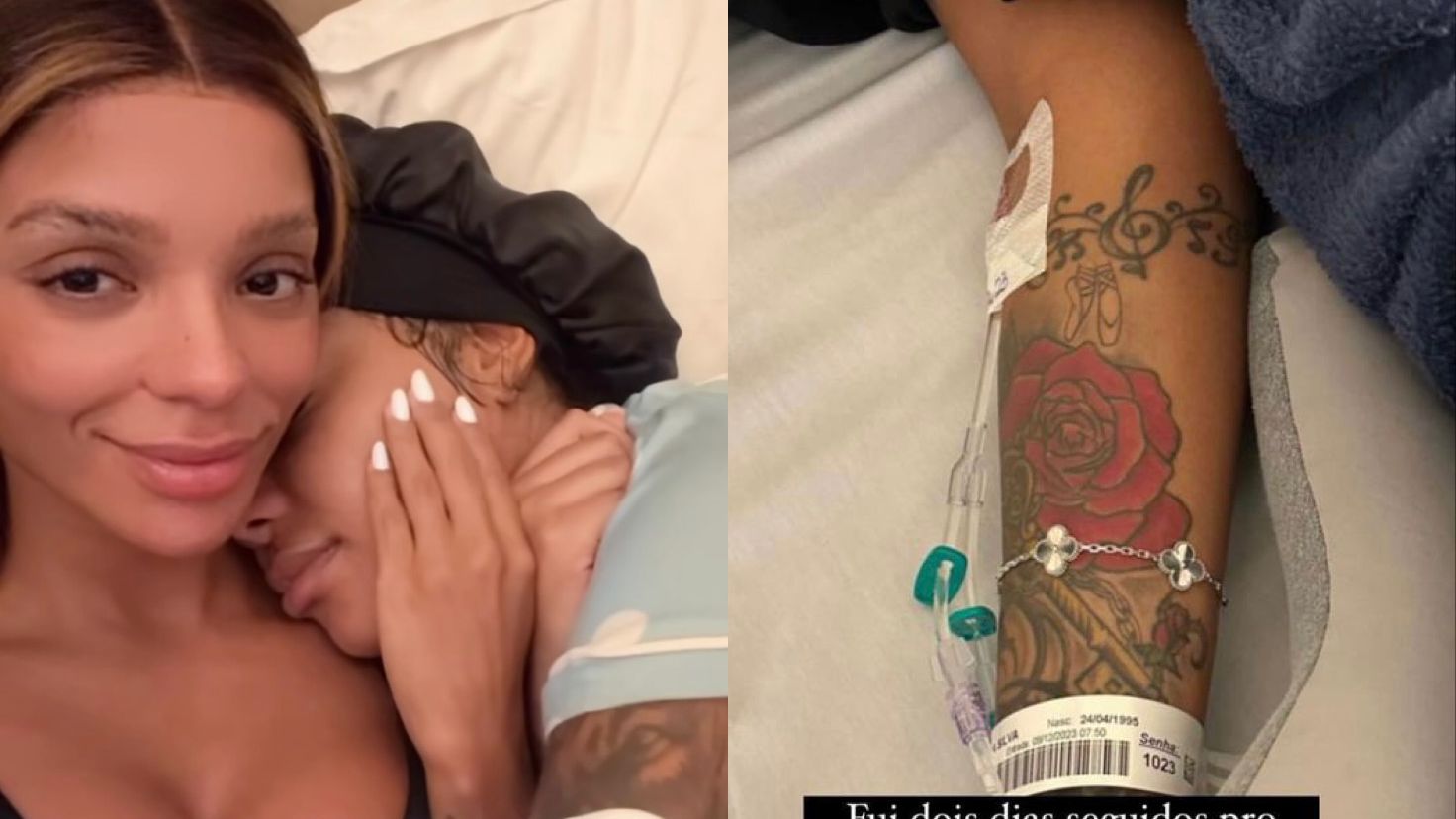 Brunna Gonçalves revela estado de saúde de Ludmilla: ‘Acordou bem’