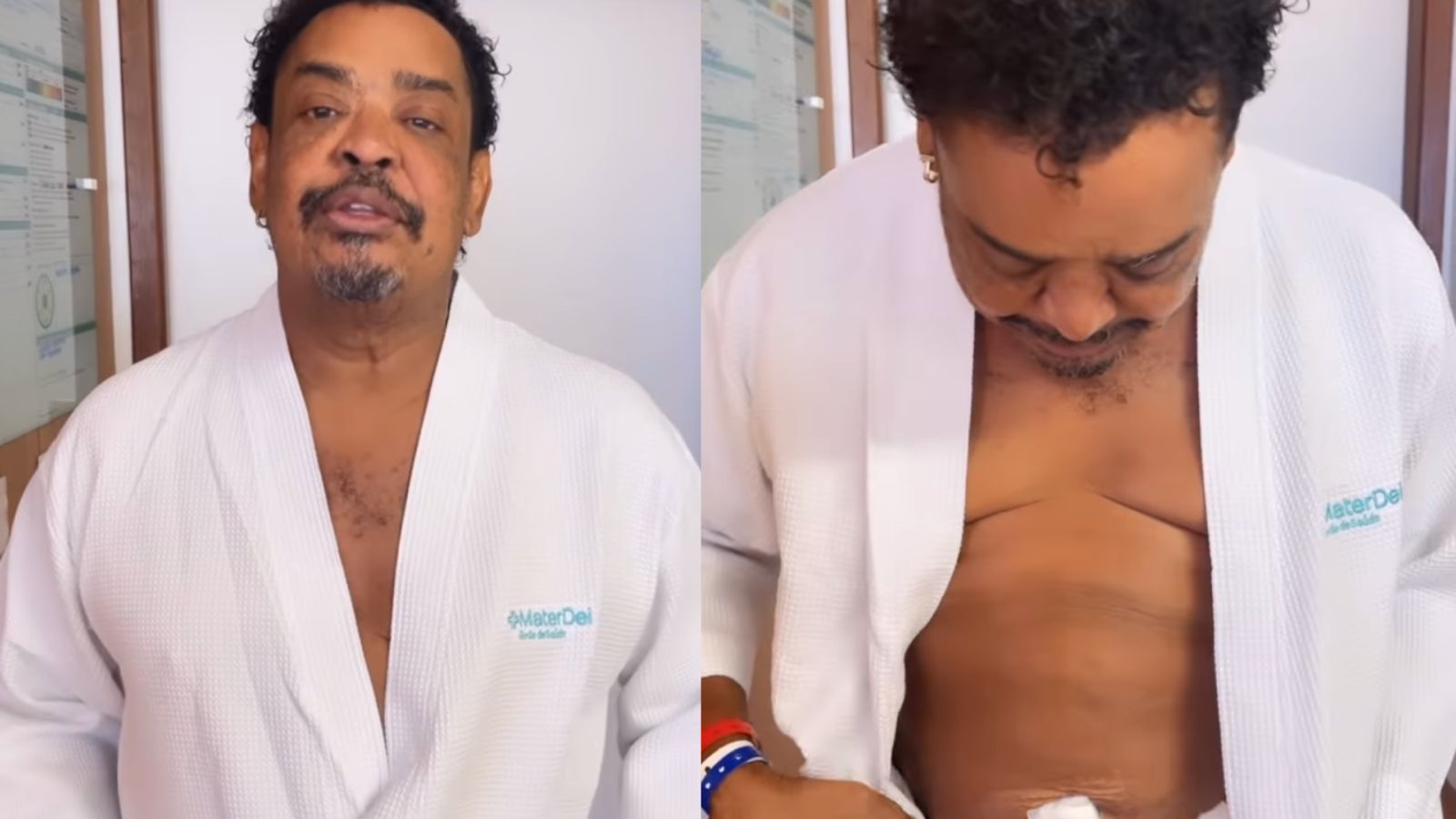 Compadre Washington recebe alta hospitalar após cirurgia de emergência