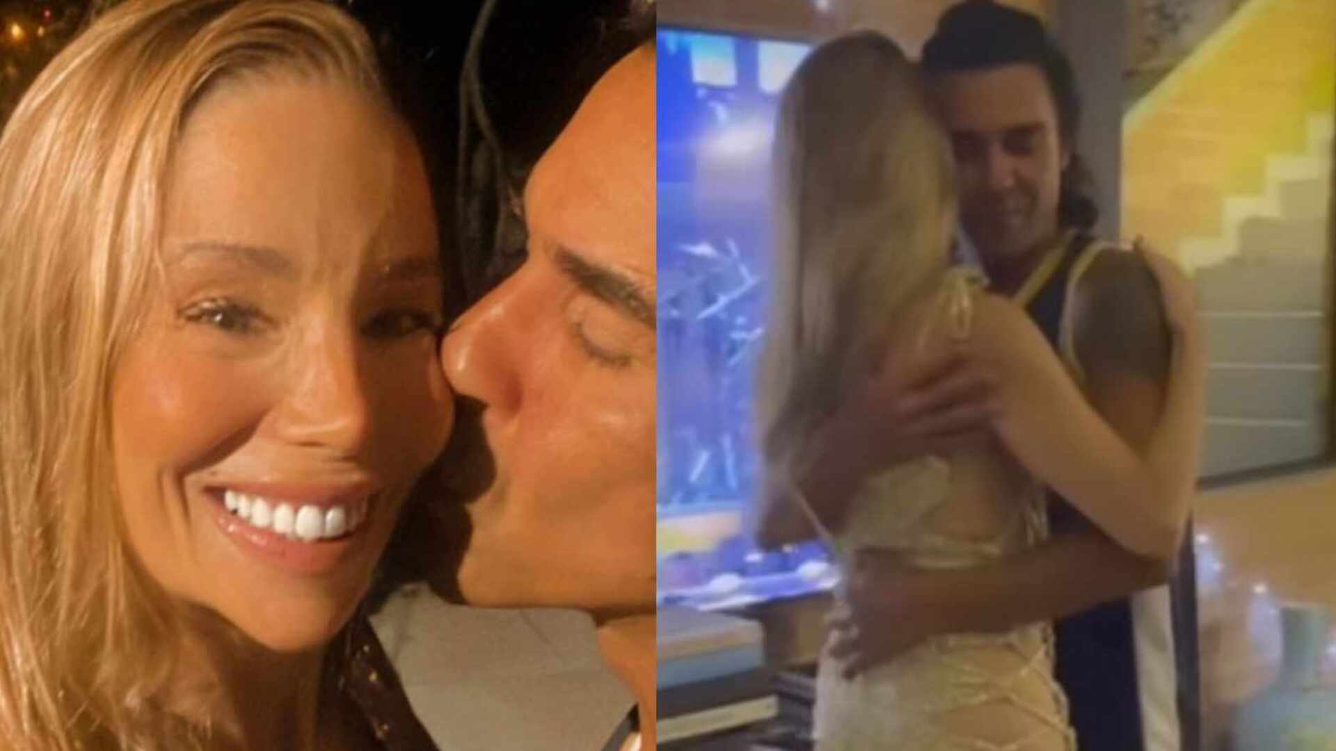Muito apaixonados, Danielle Winits e André Gonçalves curtem Natal