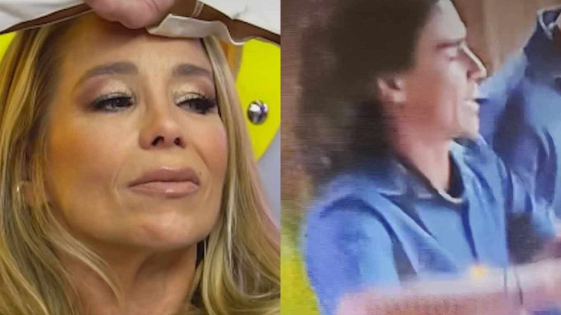 Danielle Winits se emociona com conquista de André Gonçalves