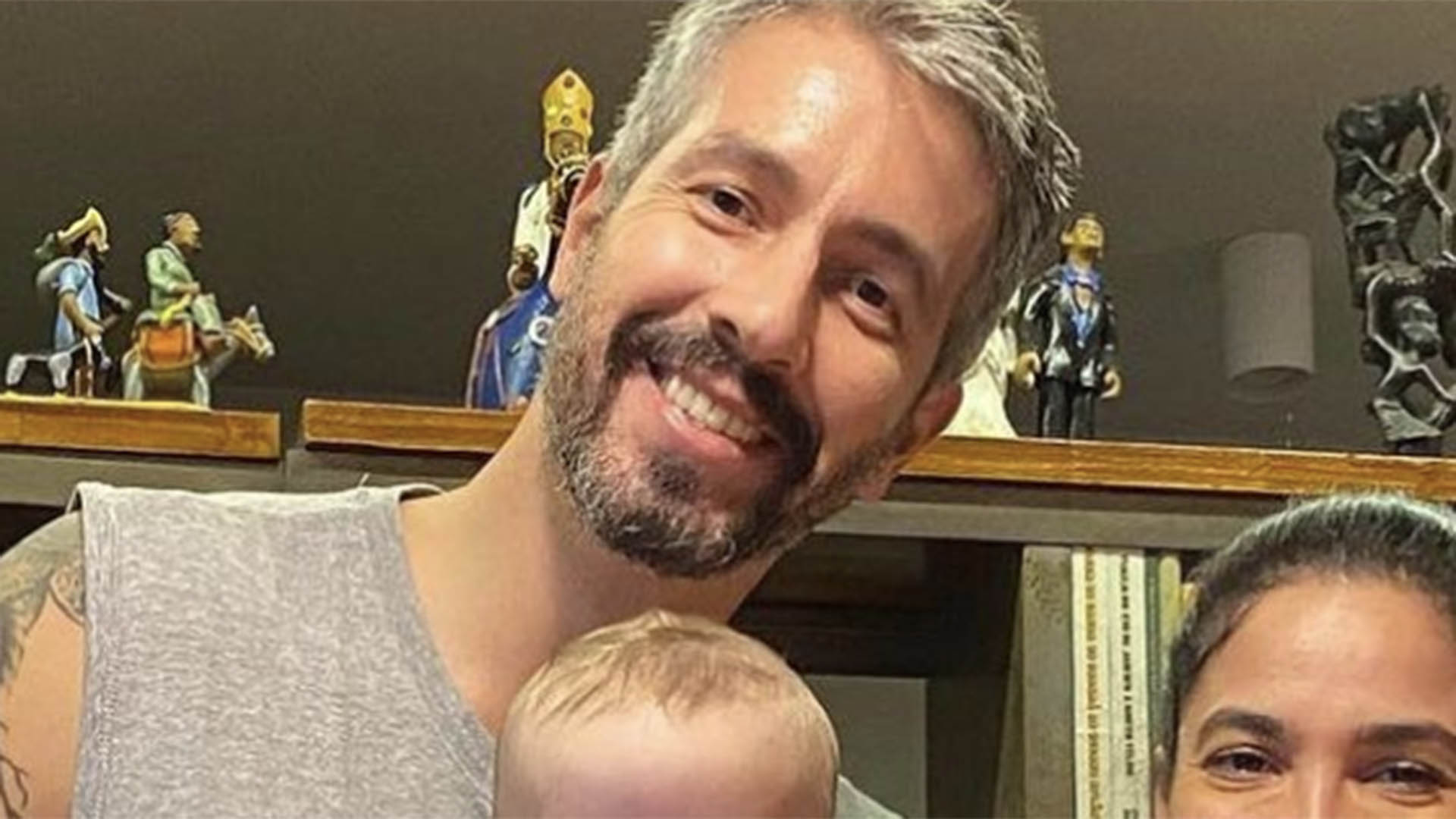Repórter da Globo escolhe tema diferentão para o mesversário do filho