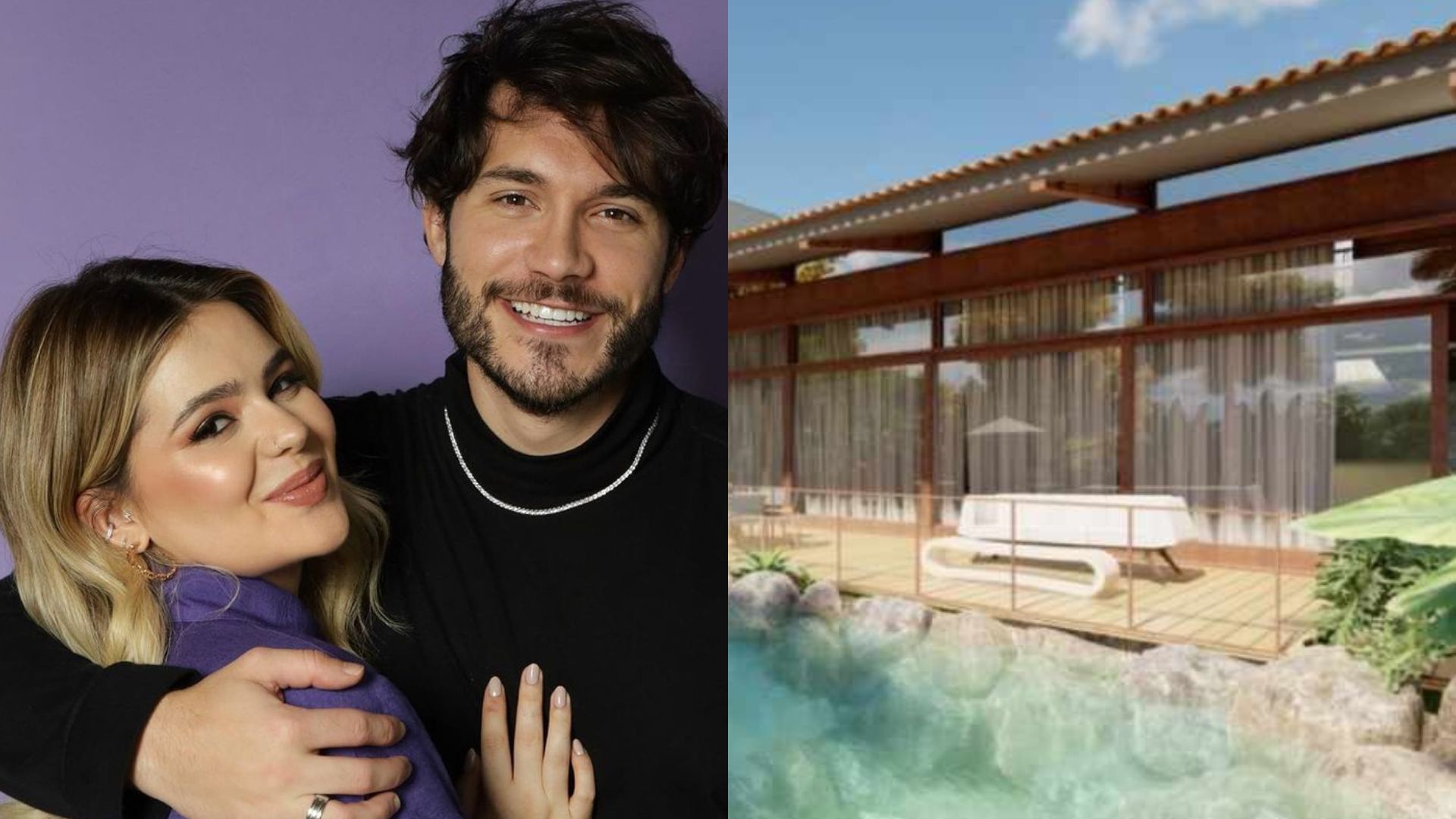 Eliezer mostra projeto da área externa de sua nova casa com Viih Tube