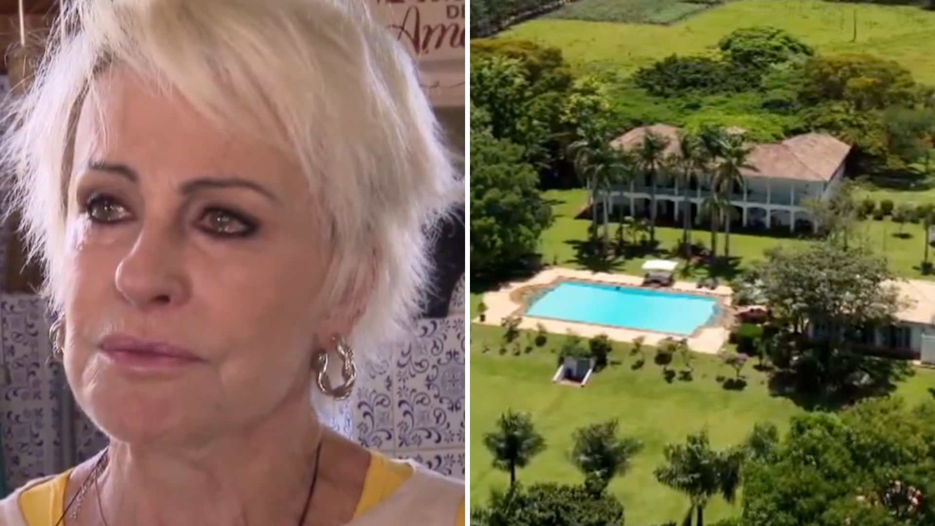 Na TV, Ana Maria Braga exibe fazenda com casarão colonial: “Parece de filme”