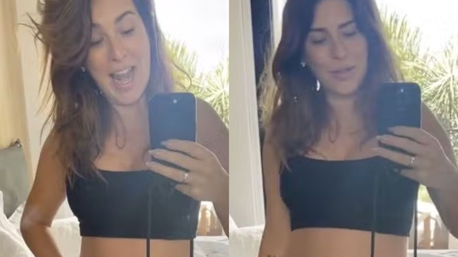 Grávida, Fernanda Paes Leme celebra crescimento do barrigão: “Tudo muda”