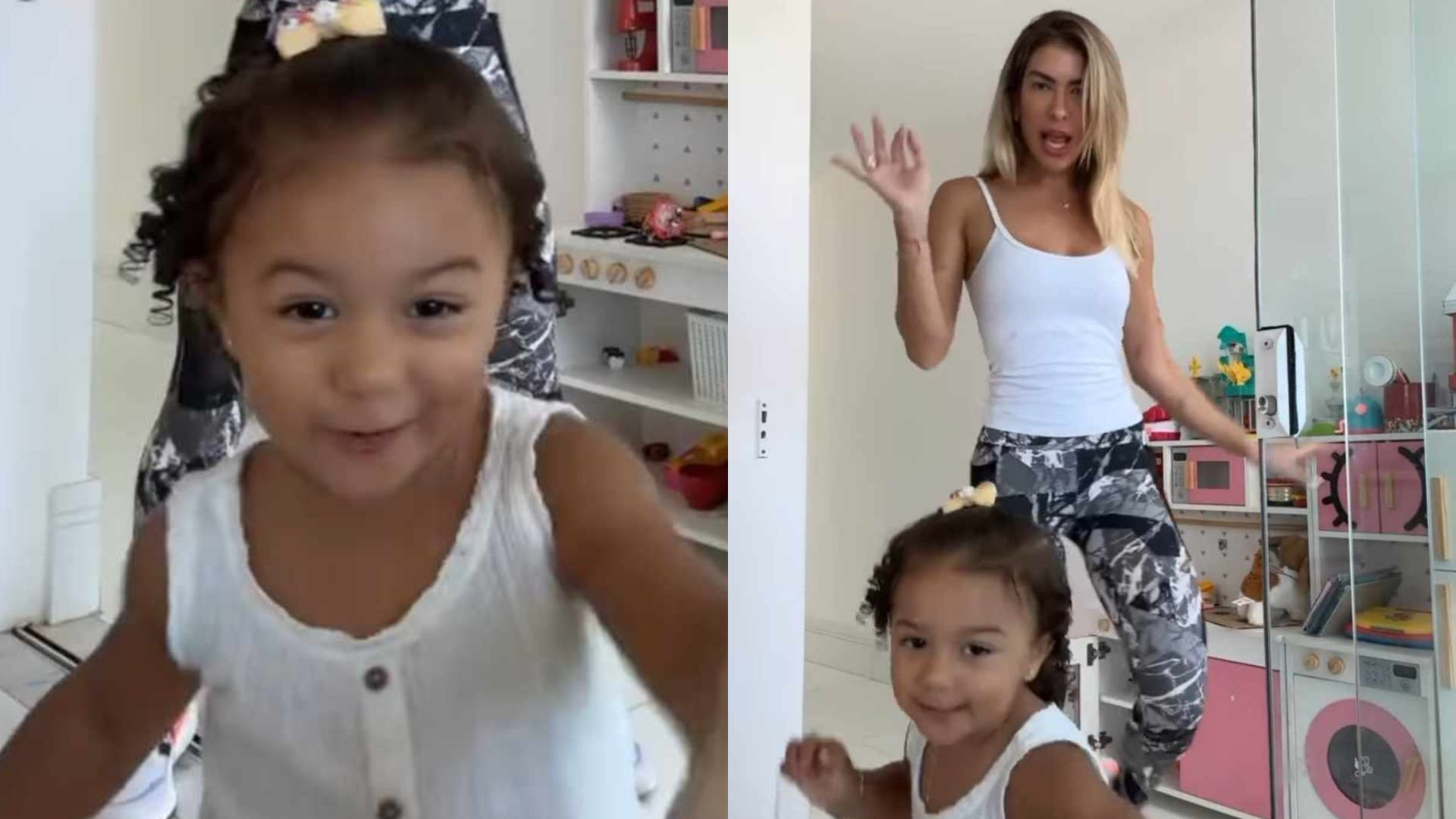 Ivete Sangalo se encanta com filha de Lore Improta e Leo Santana: “Titia ama”