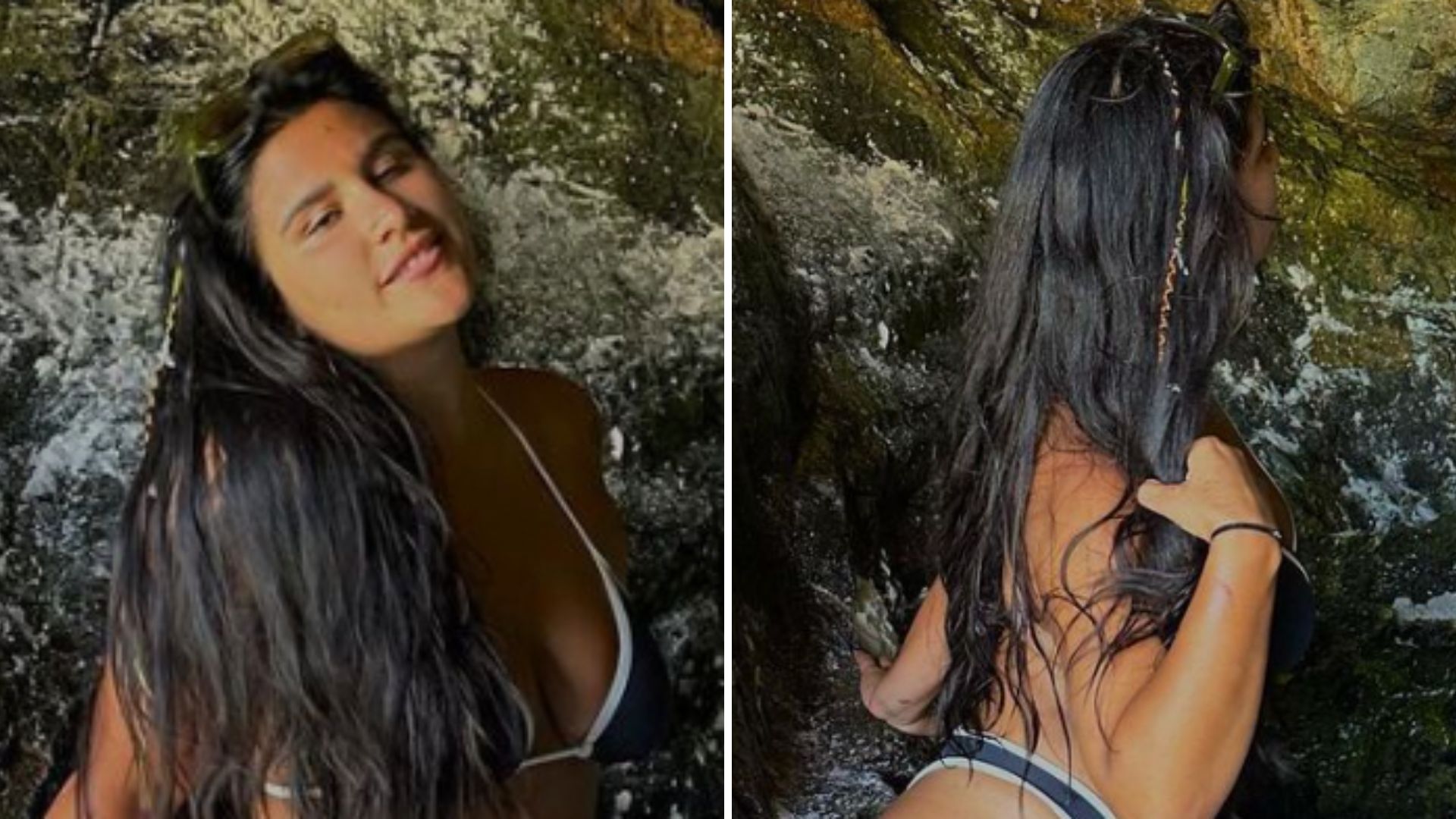 Filha de Flávia Alessandra publica cliques indiscretos de biquíni: “Que mulher”