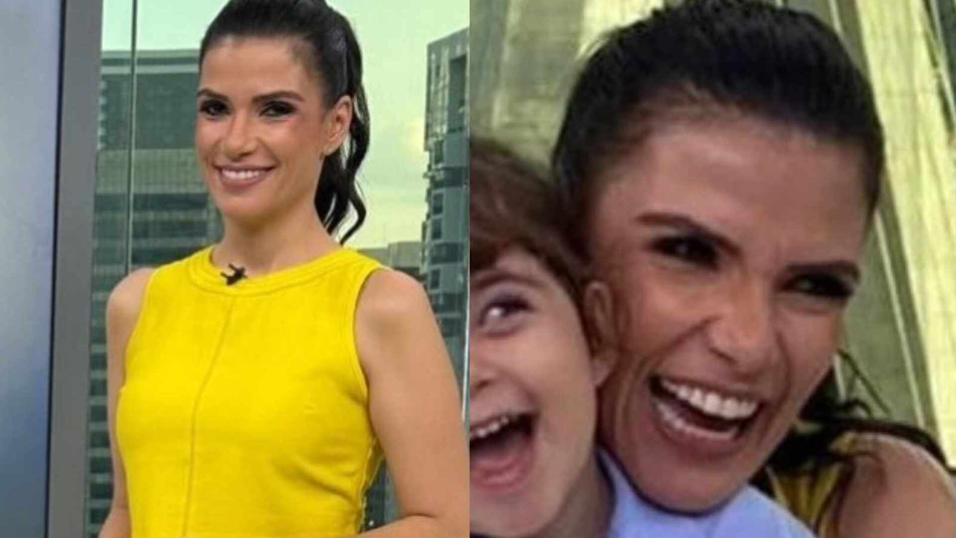 Visita especial! Filha de Sabina Simonato conhece o trabalho da jornalista