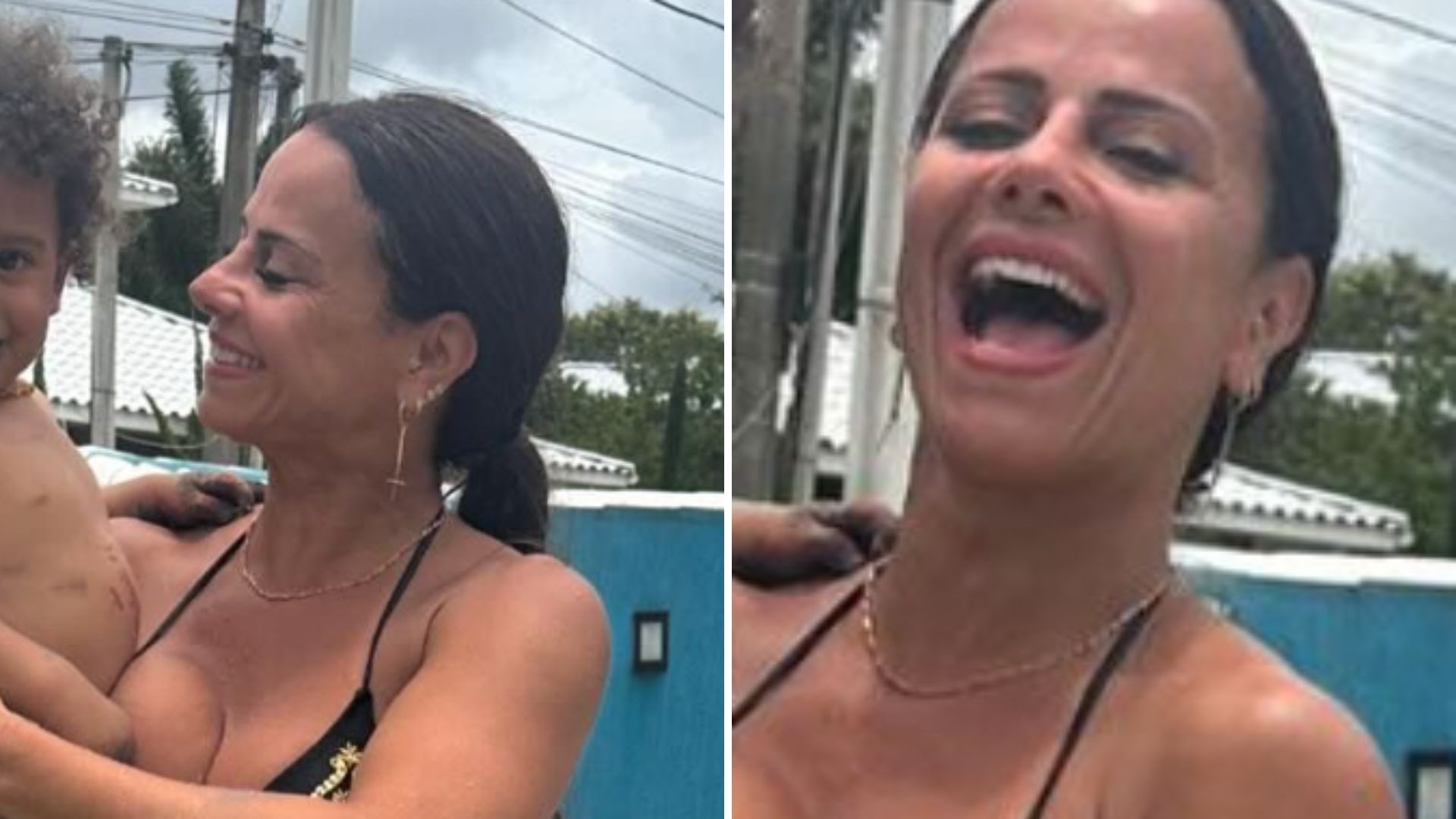Cabeludíssimo, filho de Viviane Araújo surge ‘gigante’ em novas fotos