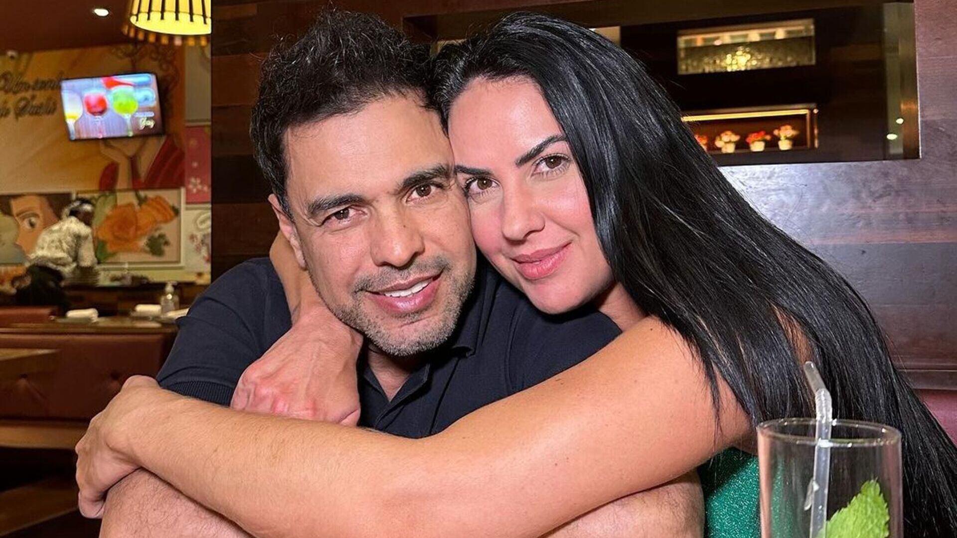 Graciele Lacerda causa ao postar foto com Zezé: ‘Uma história’