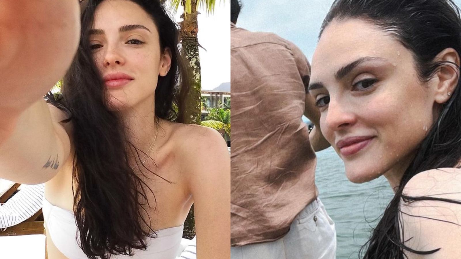 Isabelle Drummond atrai olhares em rara aparição na praia: “Sereia”