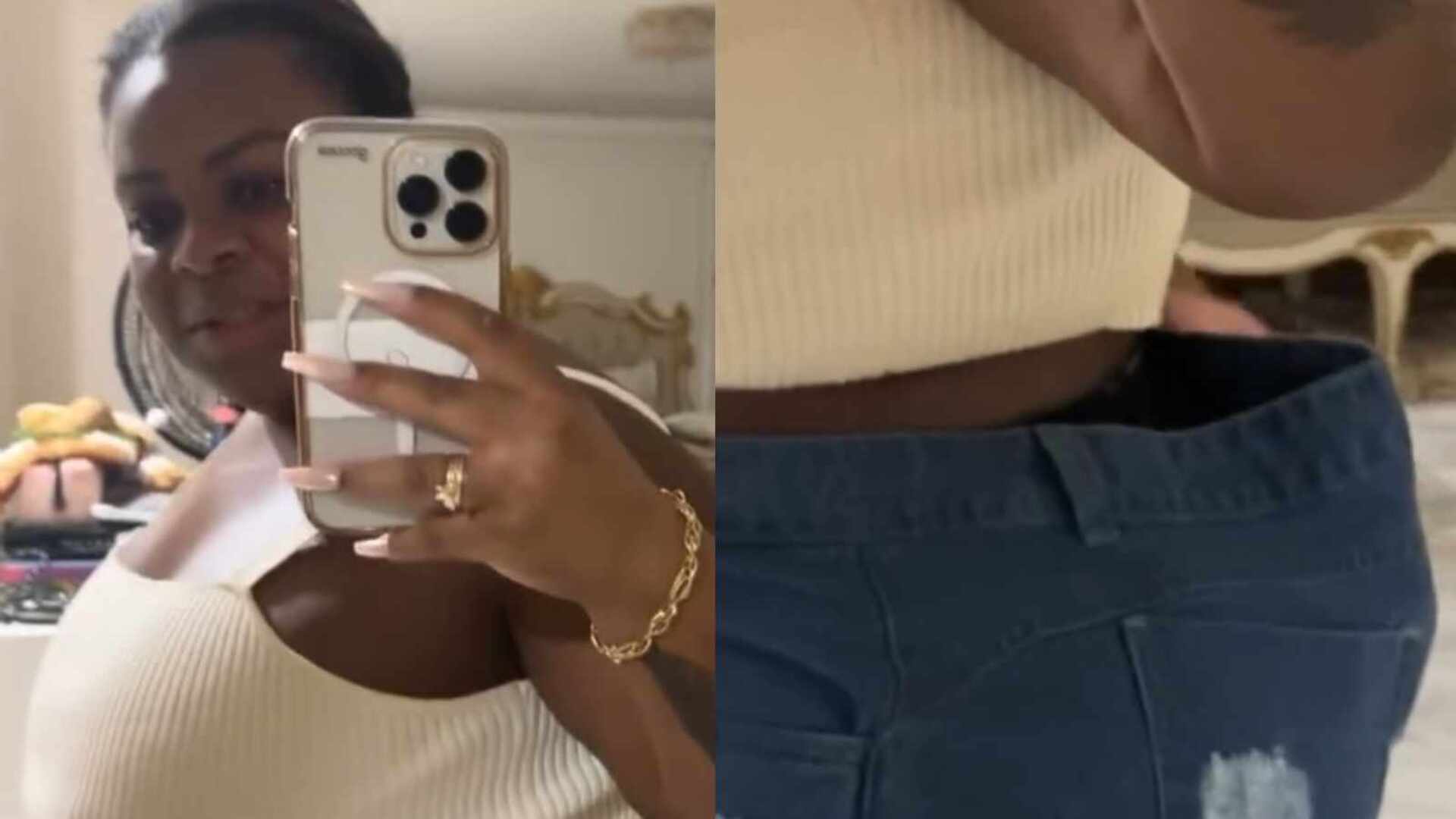 Após anos, Jojo Todynho entra em shorts jeans tamanho 54: ‘Tá largo’