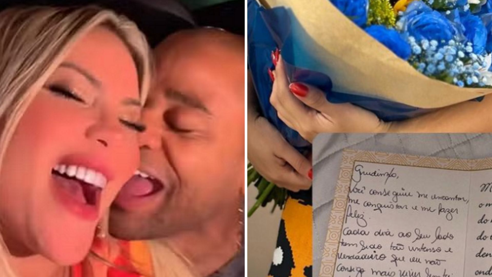 Kally Fonseca é pedida em namoro por Cézar Black: “Amo tudo em você”