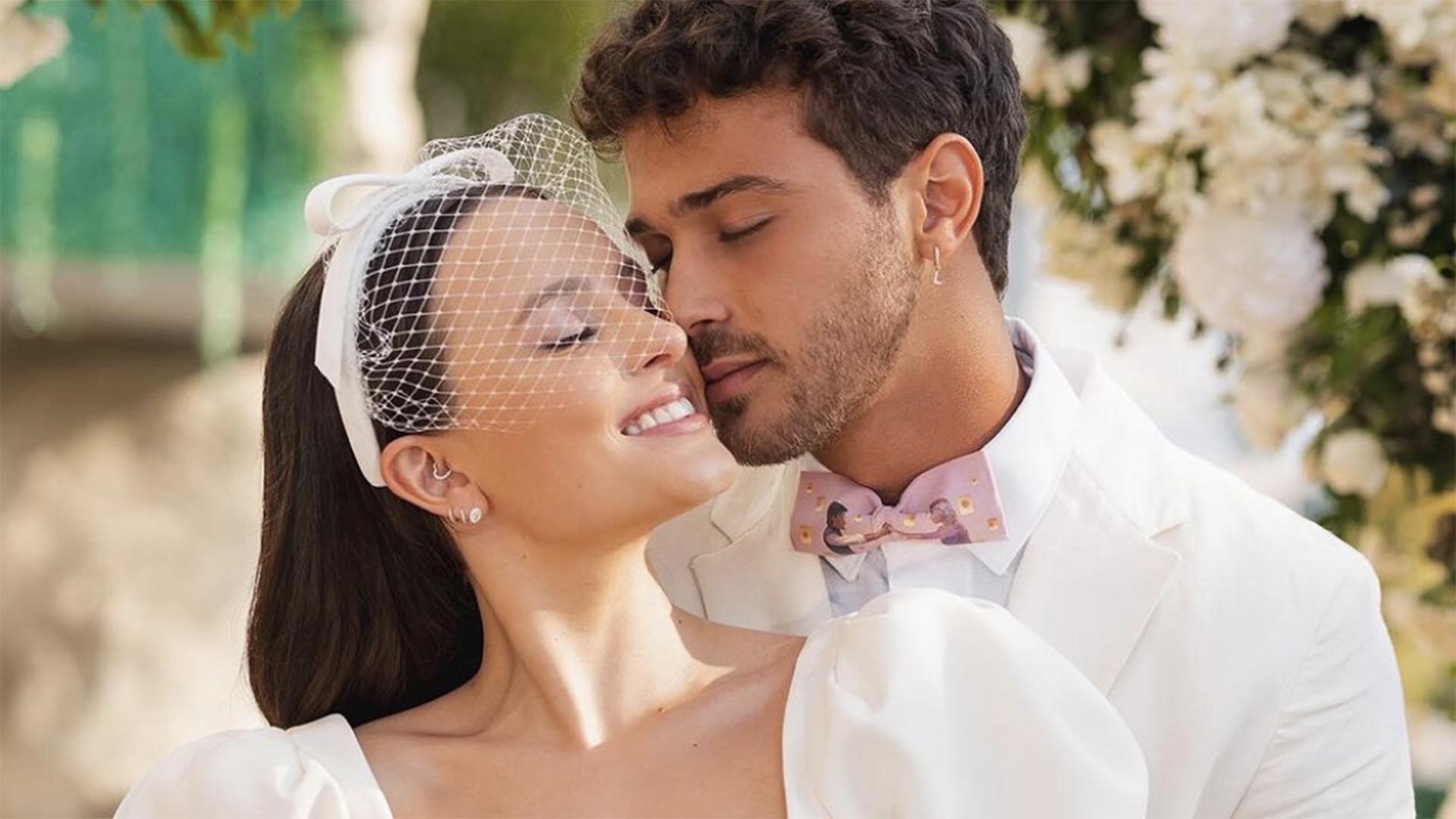 Larissa Manoela e André Luiz Frambach se casam de forma discreta