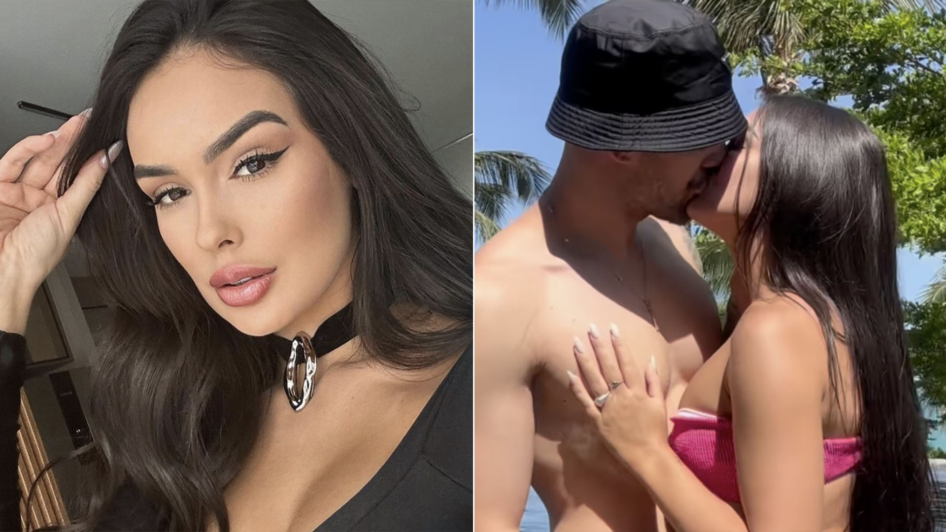 Ex-BBB Larissa Santos assume novo namorado e surge em clima de romance